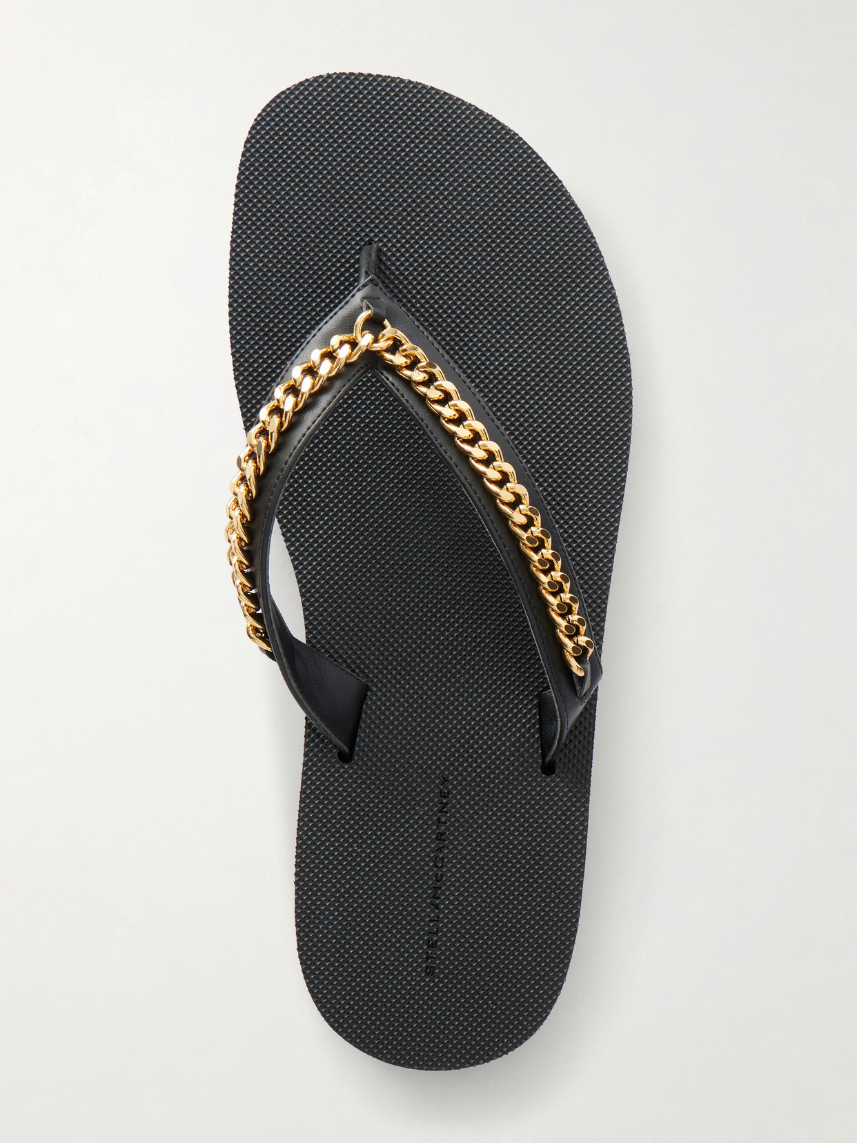 Falabella Embellished Vegetarian Material Flip Flops