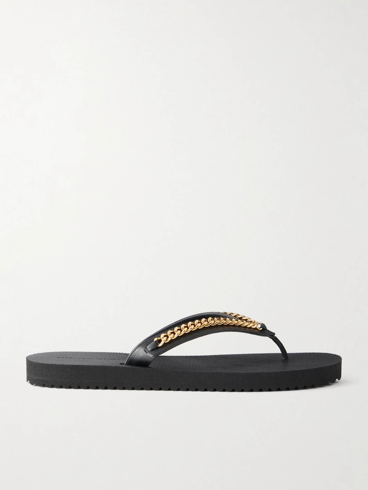 Falabella Embellished Vegetarian Material Flip Flops