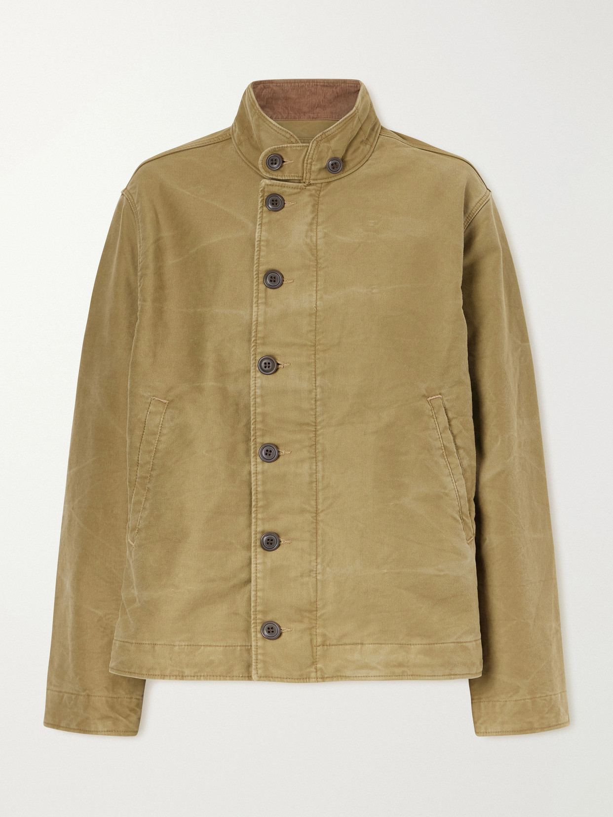 Rrl Bower Cotton Jacket In Green