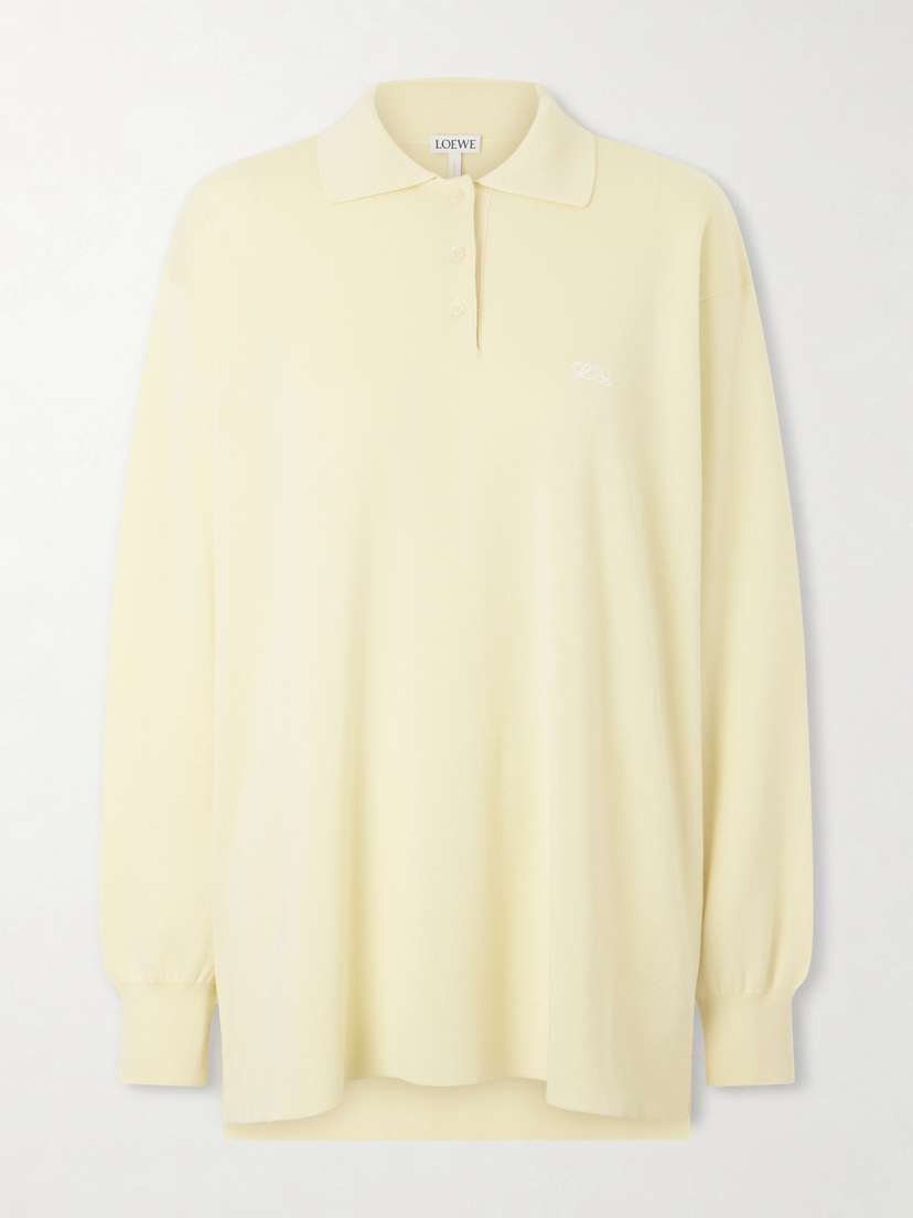 Loewe Cashmere And Silk-blend Polo Shirt