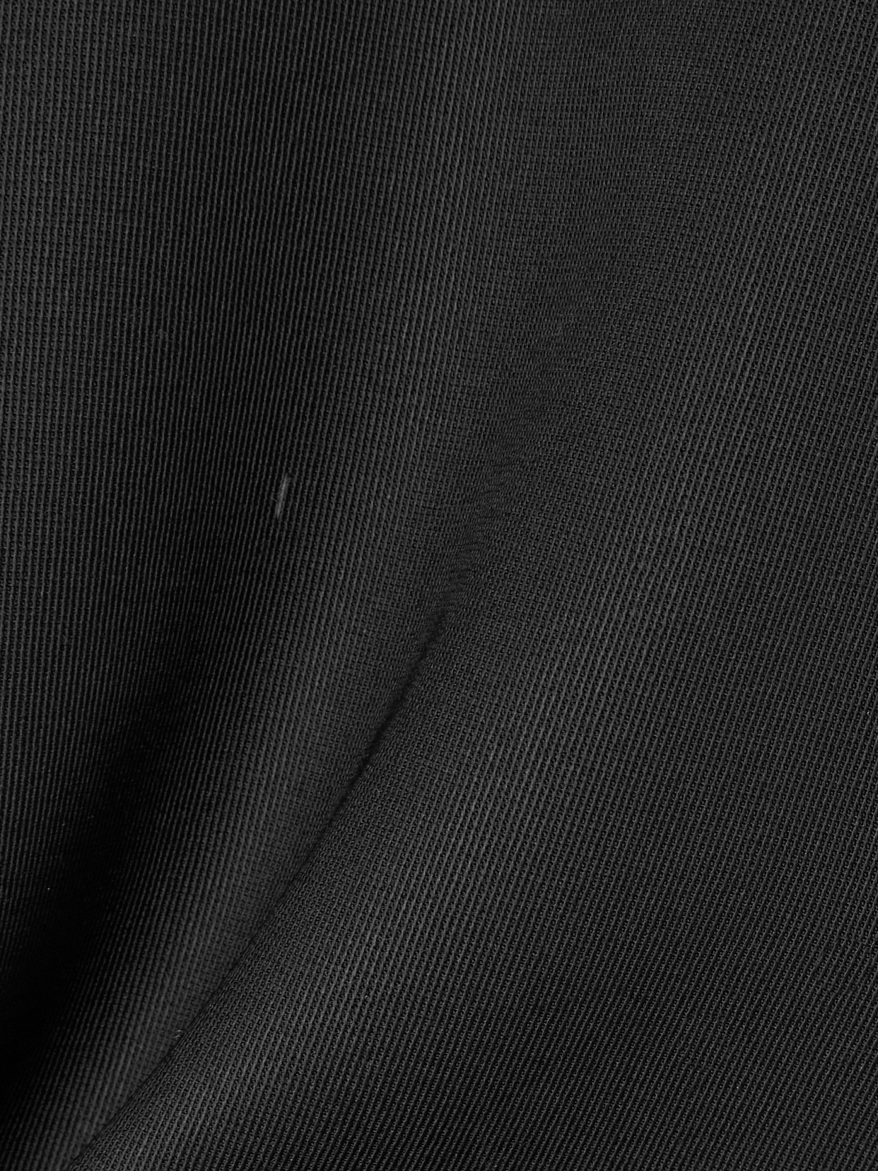 Asymmetric Wool-Twill Mini Skirt