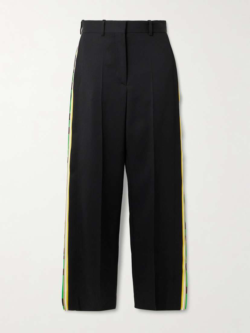 Loewe Striped Wool Straight-leg Pants
