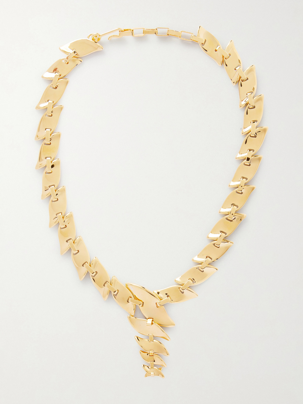 Khaite Leaf Gold-plated Necklace