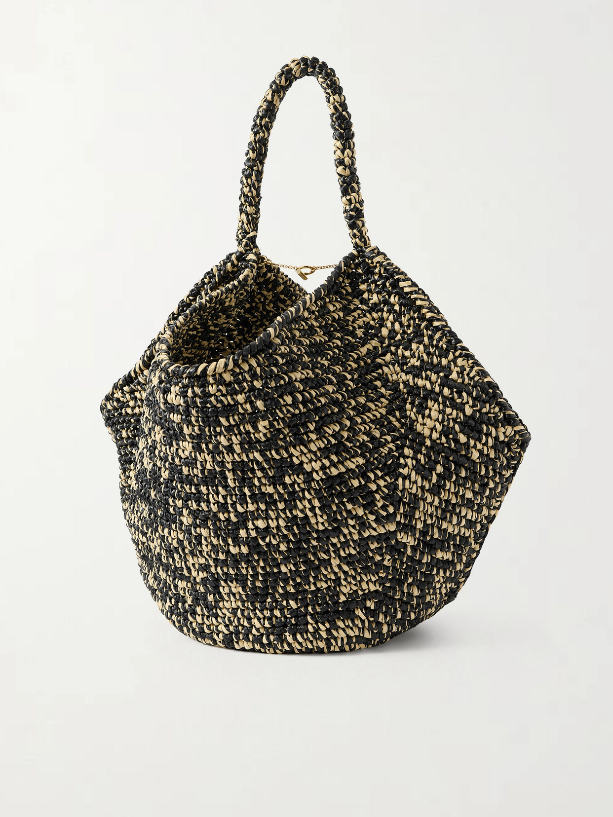 Khaite Lotus Medium Viscose Raffia Tote Bag In Multi
