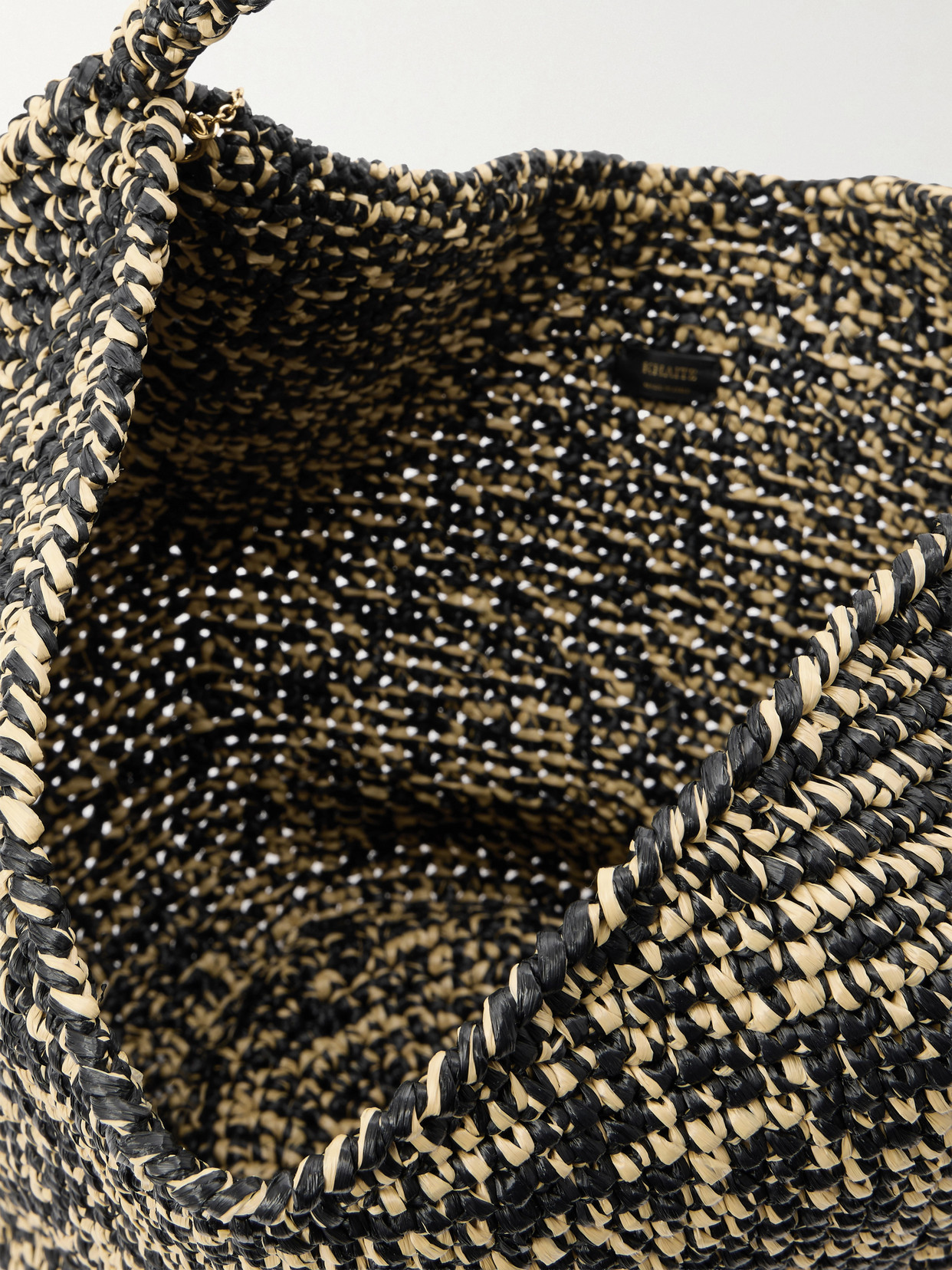 Khaite Lotus Medium Viscose Raffia Tote Bag In Multi
