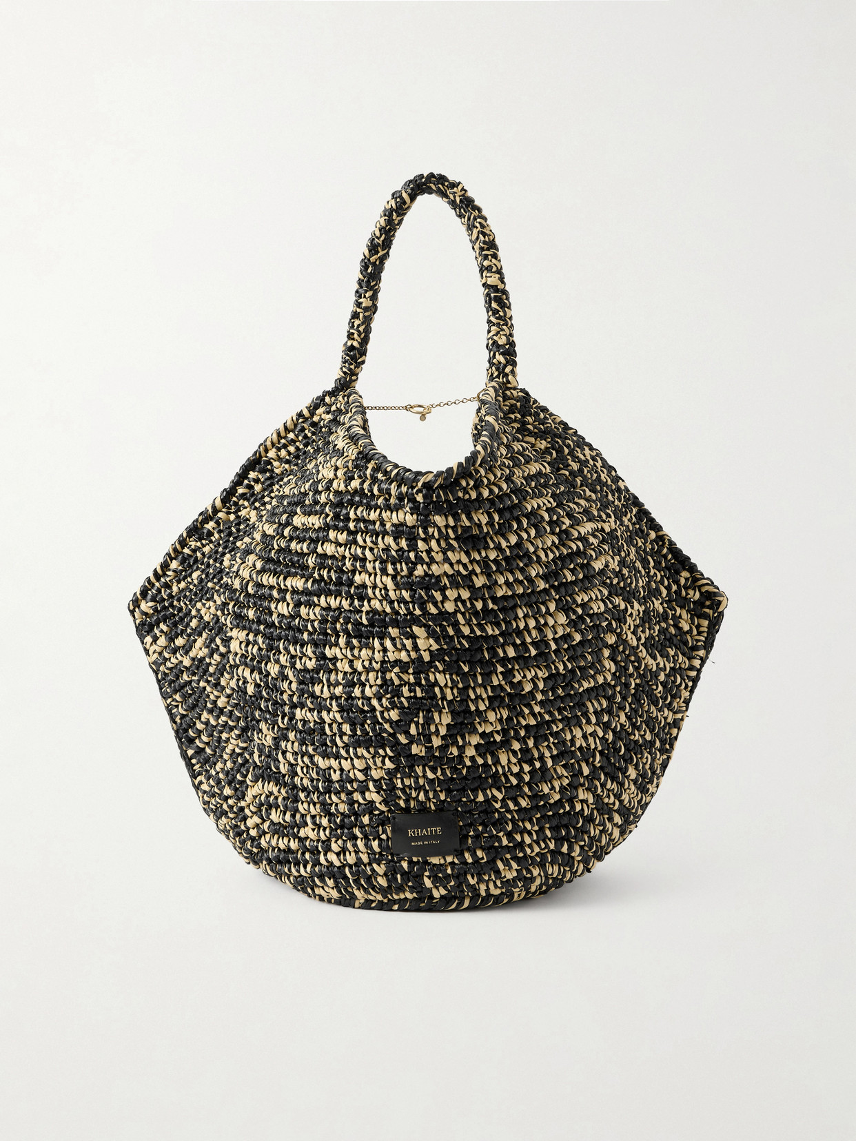 Khaite Lotus Medium Two-tone Woven Tote In Multi
