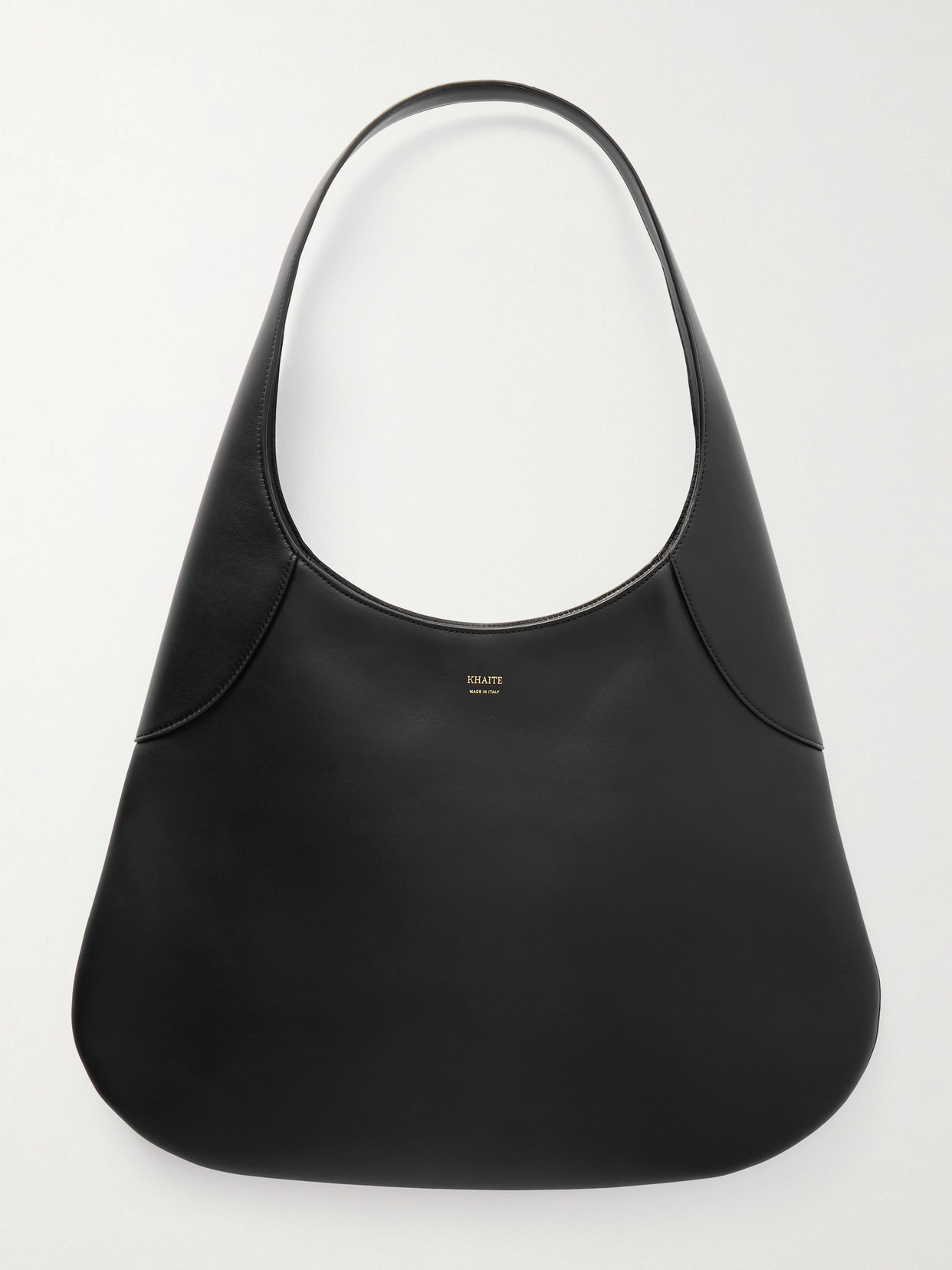 Khaite Joan Large Leather Tote In Black
