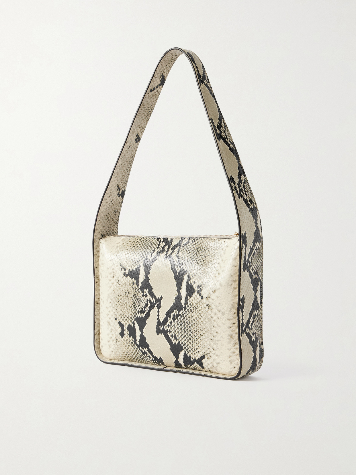Khaite Small Lori Python Print Leather Shoulder Bag In Multi