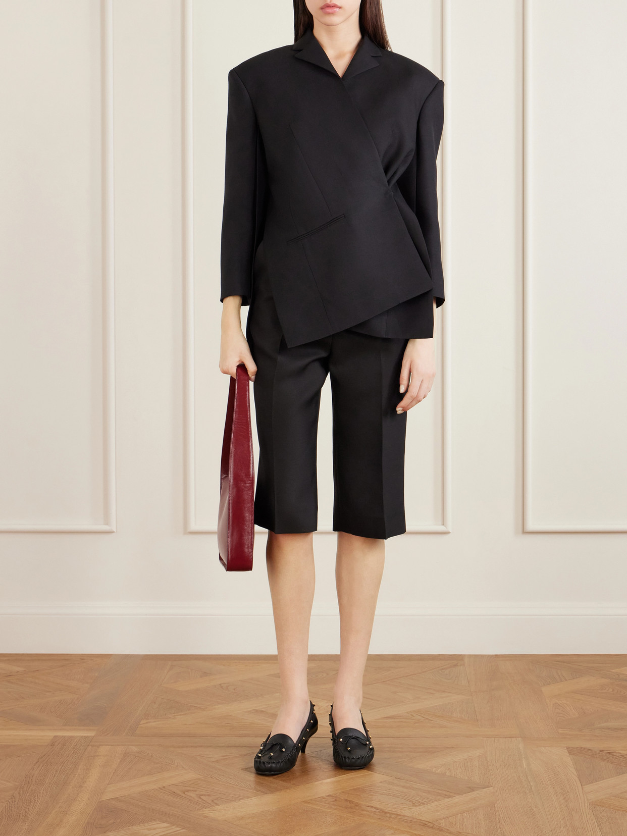 Lori Textured-Leather Shoulder Bag