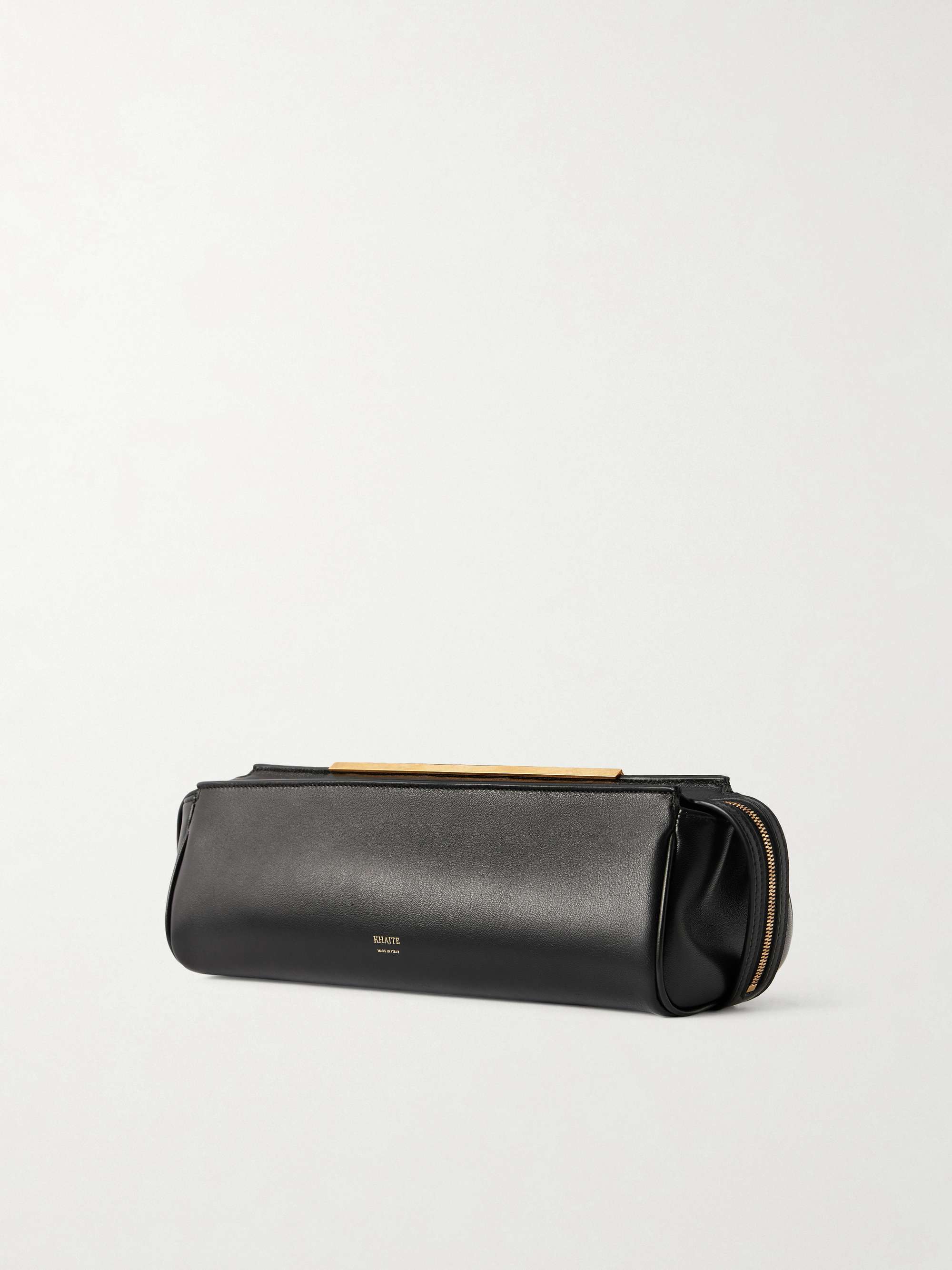 KHAITE Lamb leather clutch | NET-A-PORTER