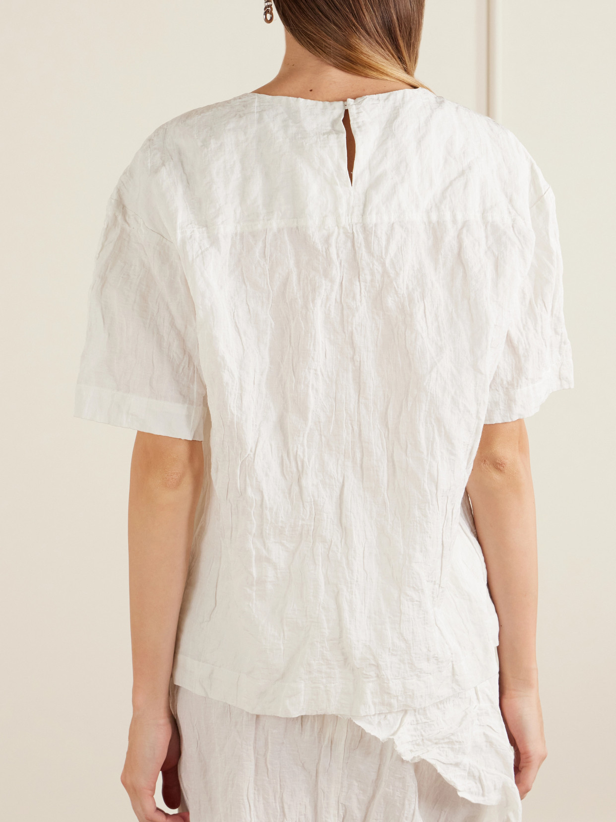 Hansly Crinkled-Twill T-Shirt
