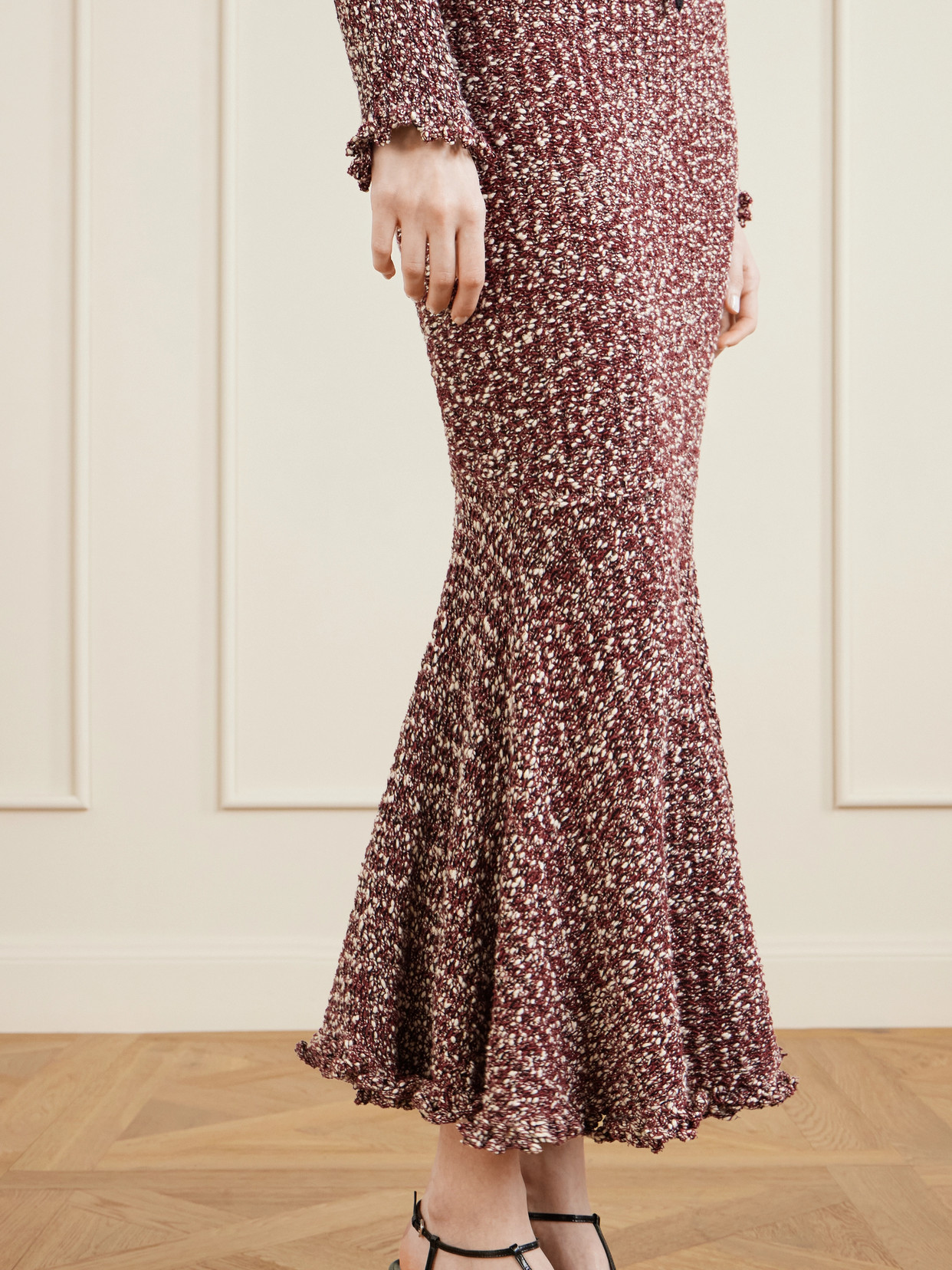 Colette Cotton-Blend Bouclé Maxi