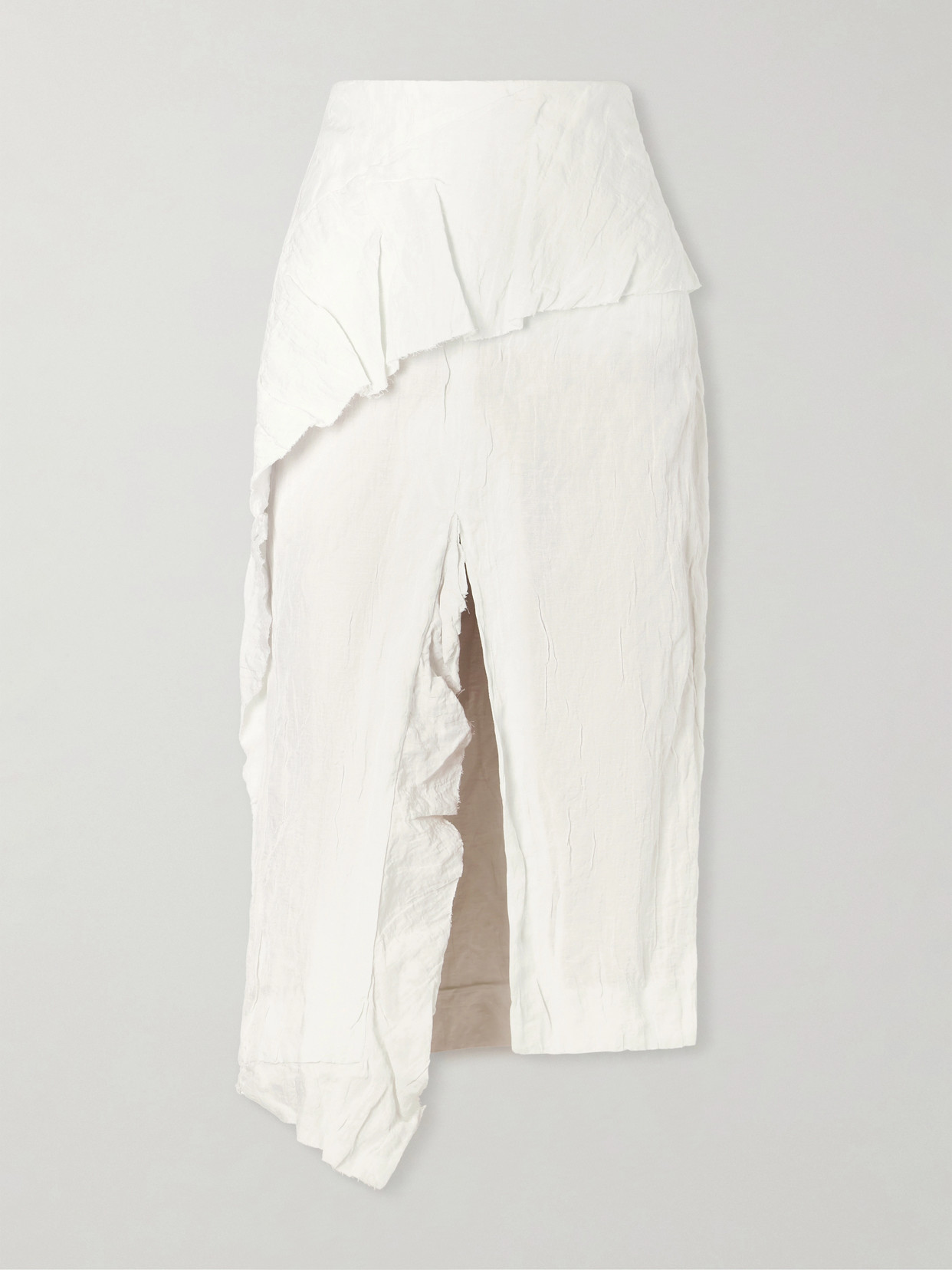 Hansly Crinkled-Twill Midi