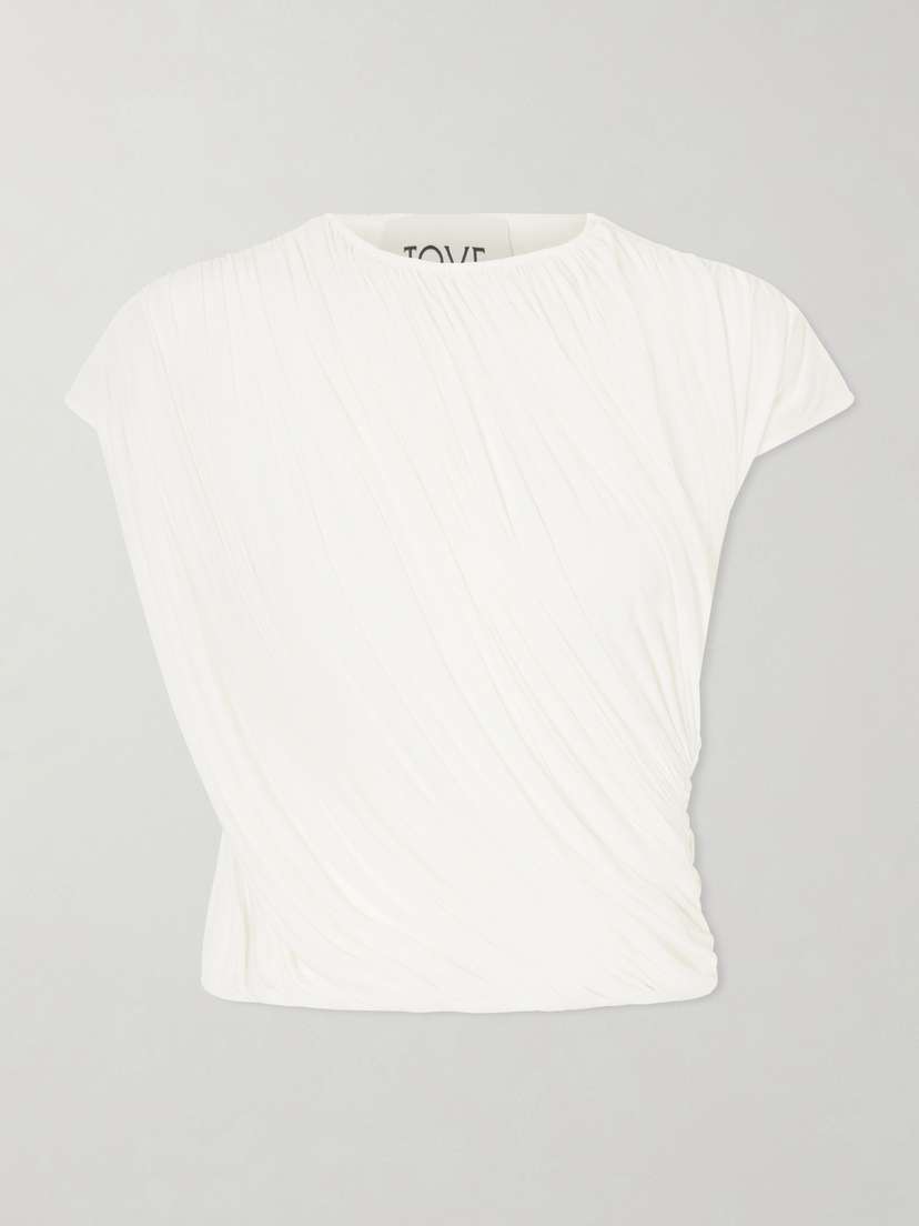Tove Murle Ruched Jersey Blouse