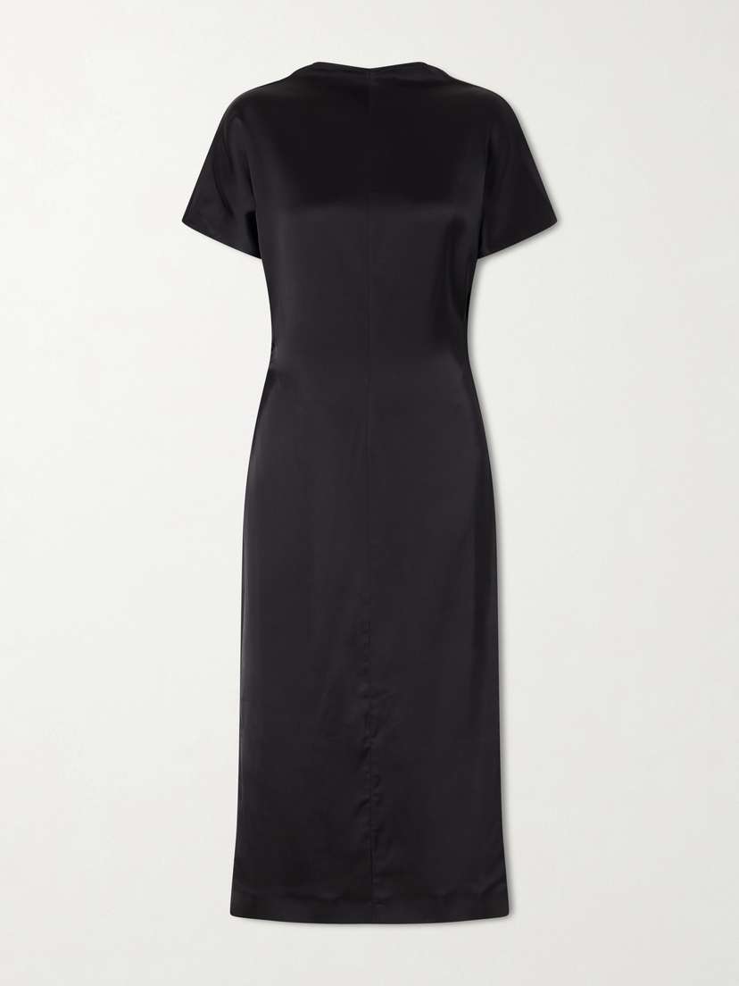 Tove Satin Midi Dress