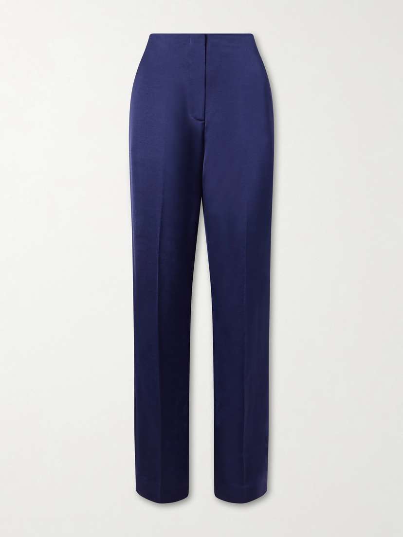 Tove Paule Dupioni Wide-leg Pants