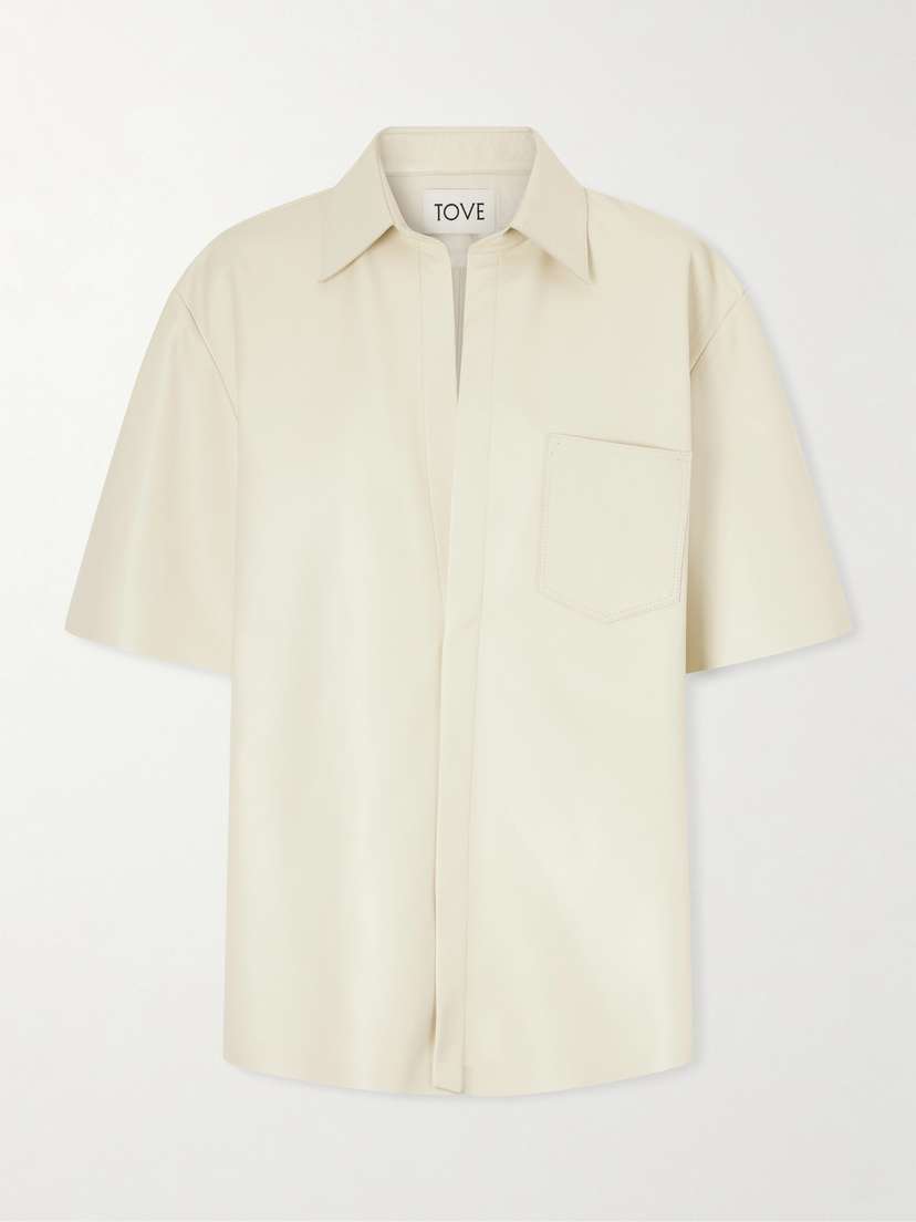 Tove Jiayun Leather Shirt