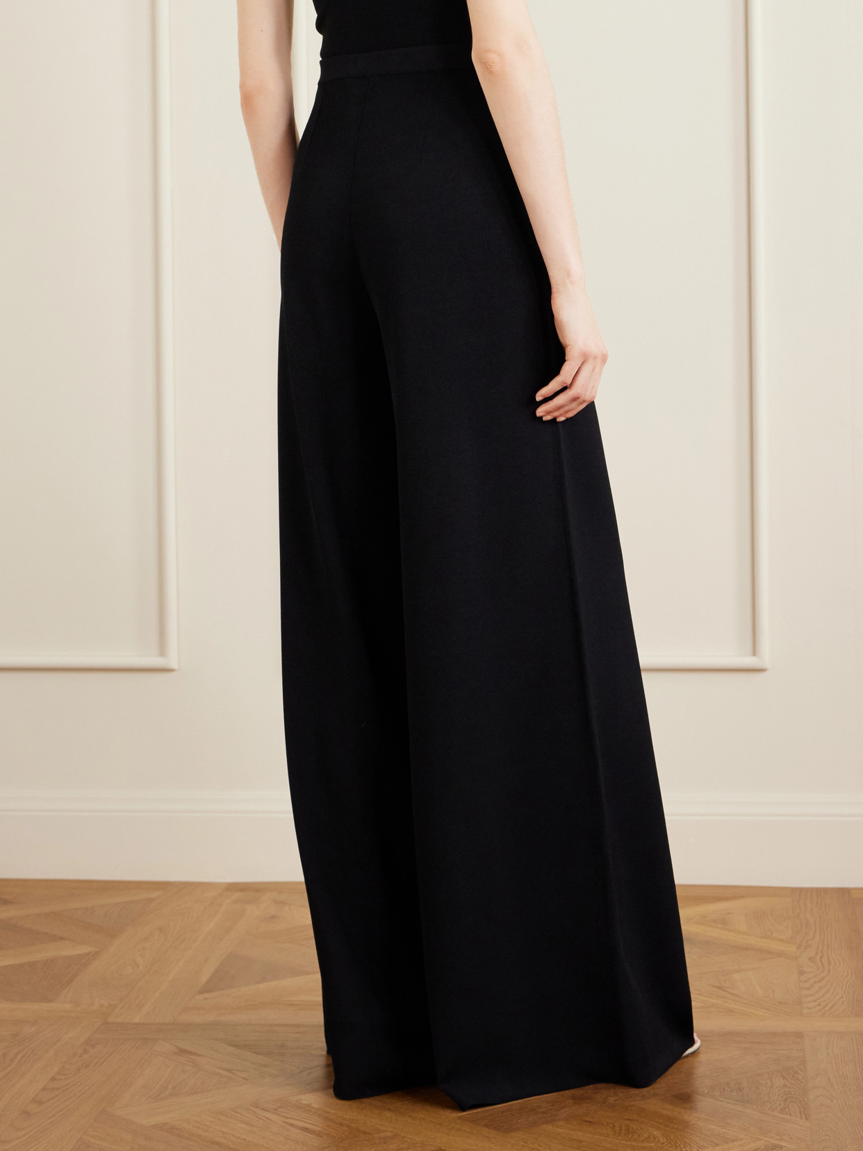 Collection - Stretch-Jersey Mid-Rise Wide-Leg Pants