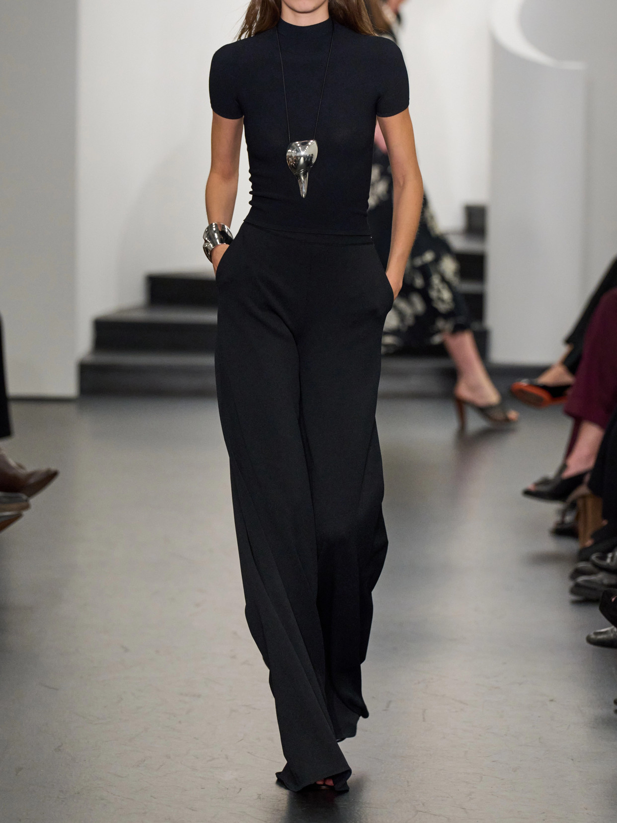 Collection - Stretch-Jersey Mid-Rise Wide-Leg Pants