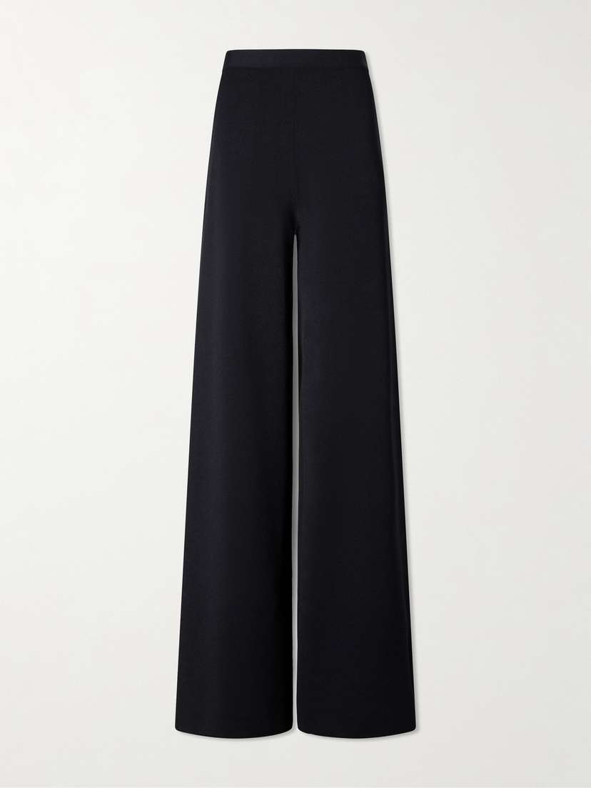 Ralph Lauren Collection Stretch-jersey Mid-rise Wide-leg Trousers