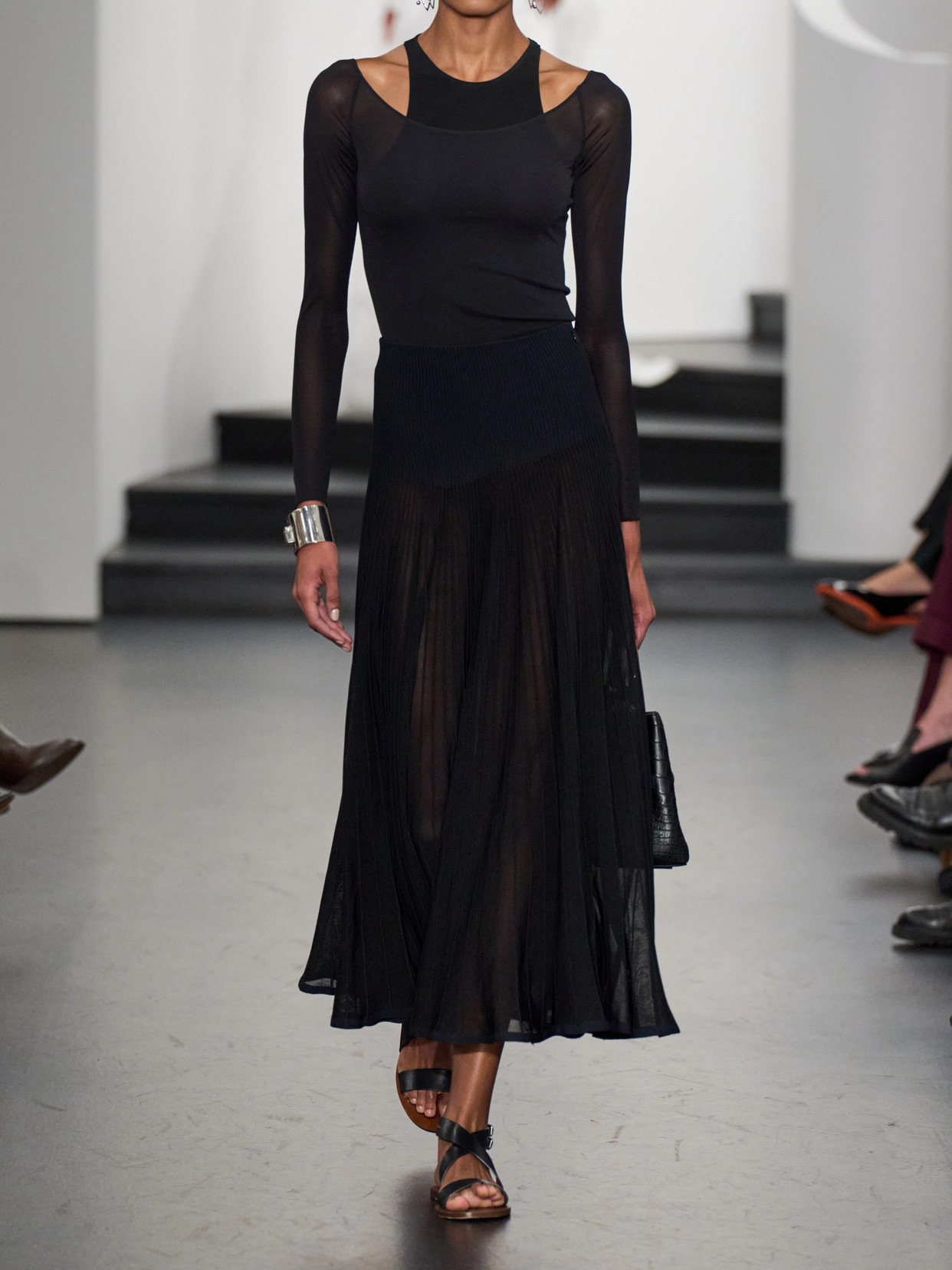 Collection - Celia Ribbed-Knit Midi