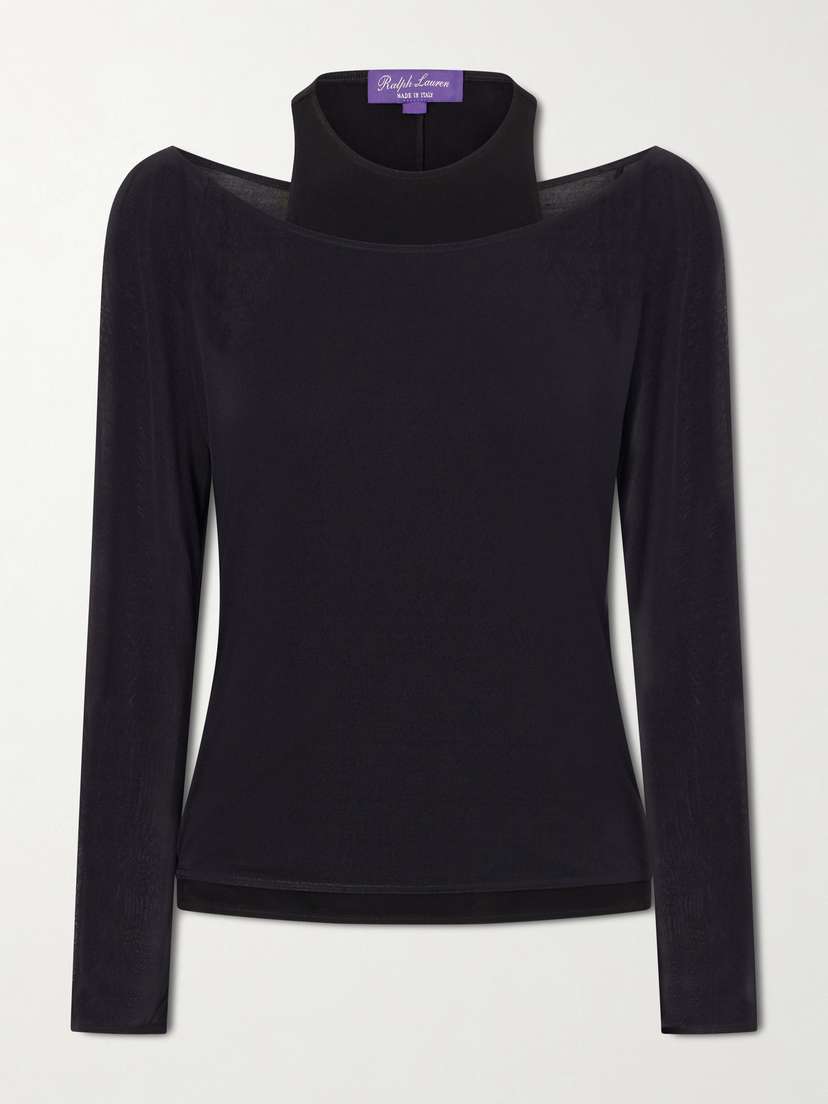 Ralph Lauren Collection Maxime Silk-jersey Sweatshirt