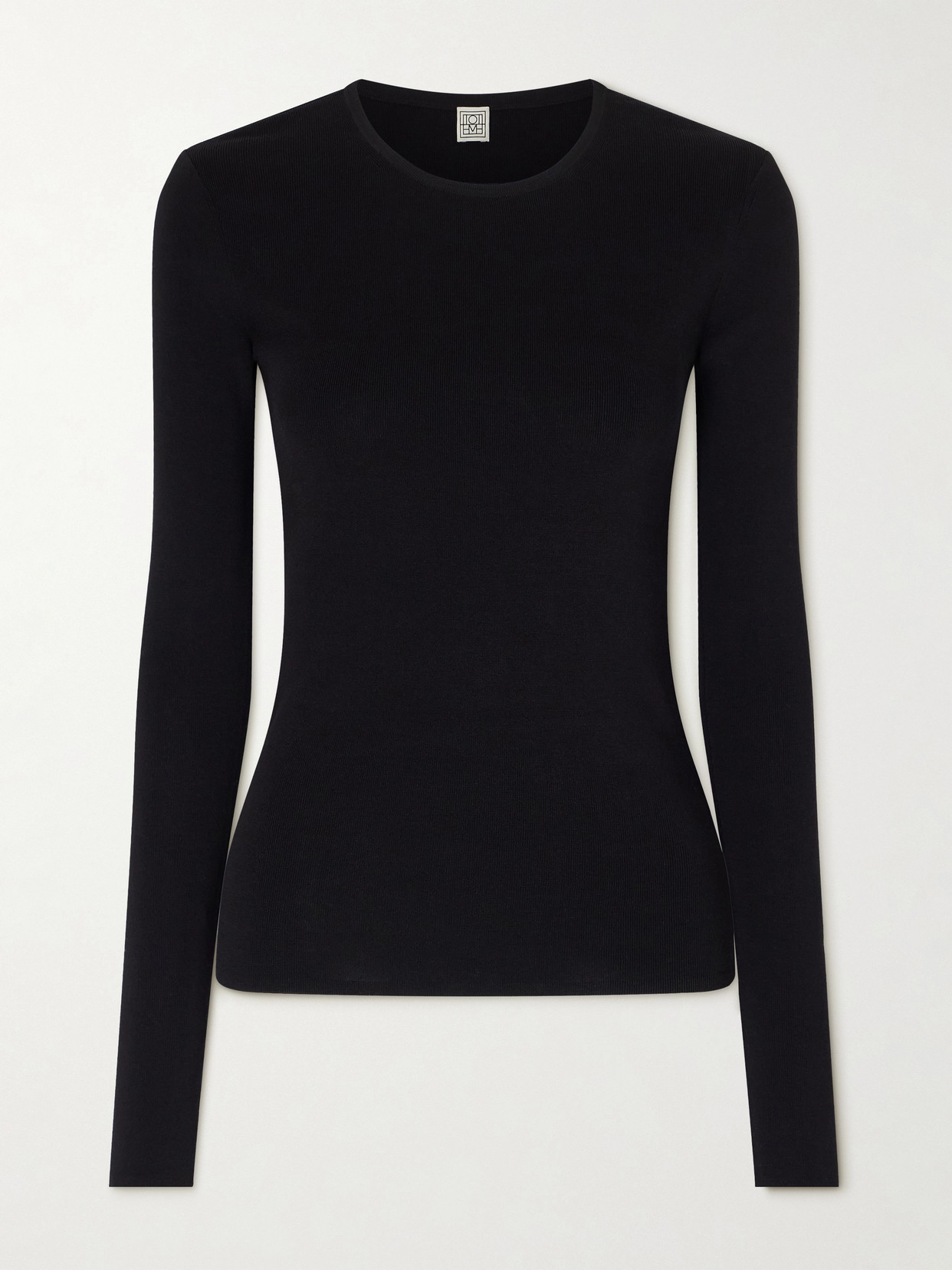 Totême Organic Cotton Top In Black