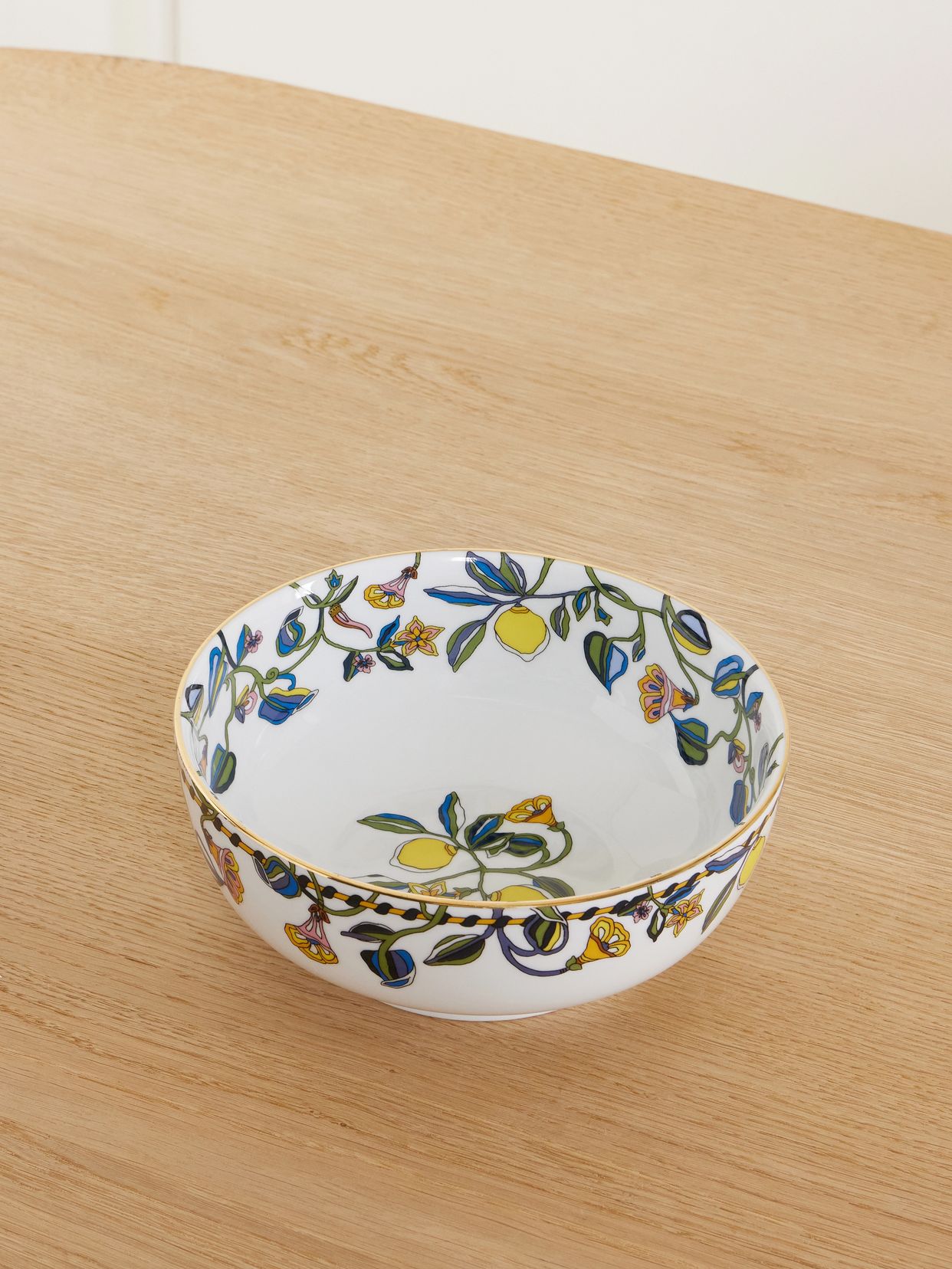 Printed porcelain bowl