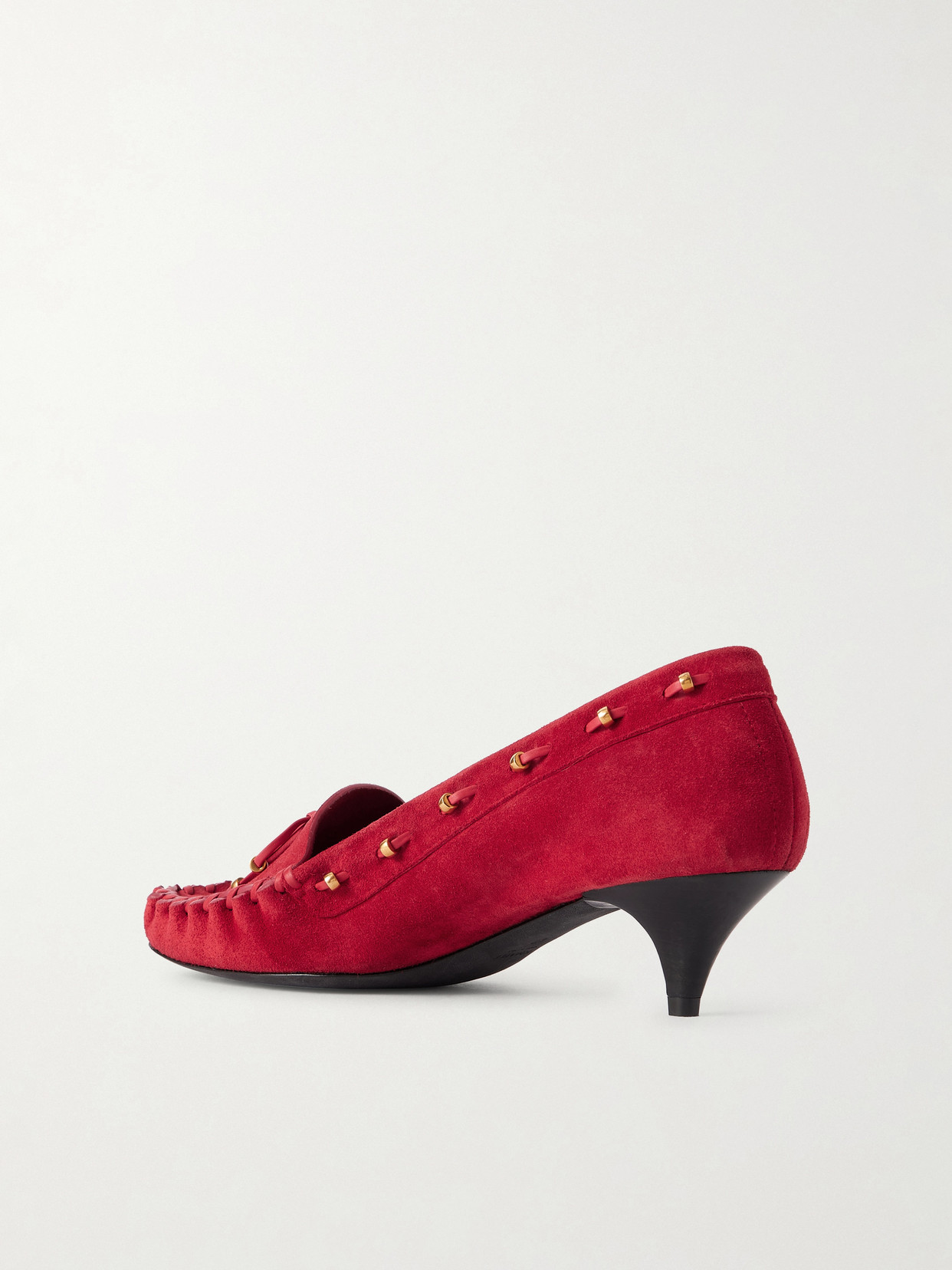 Milly Embellished Whipstitched Pumps