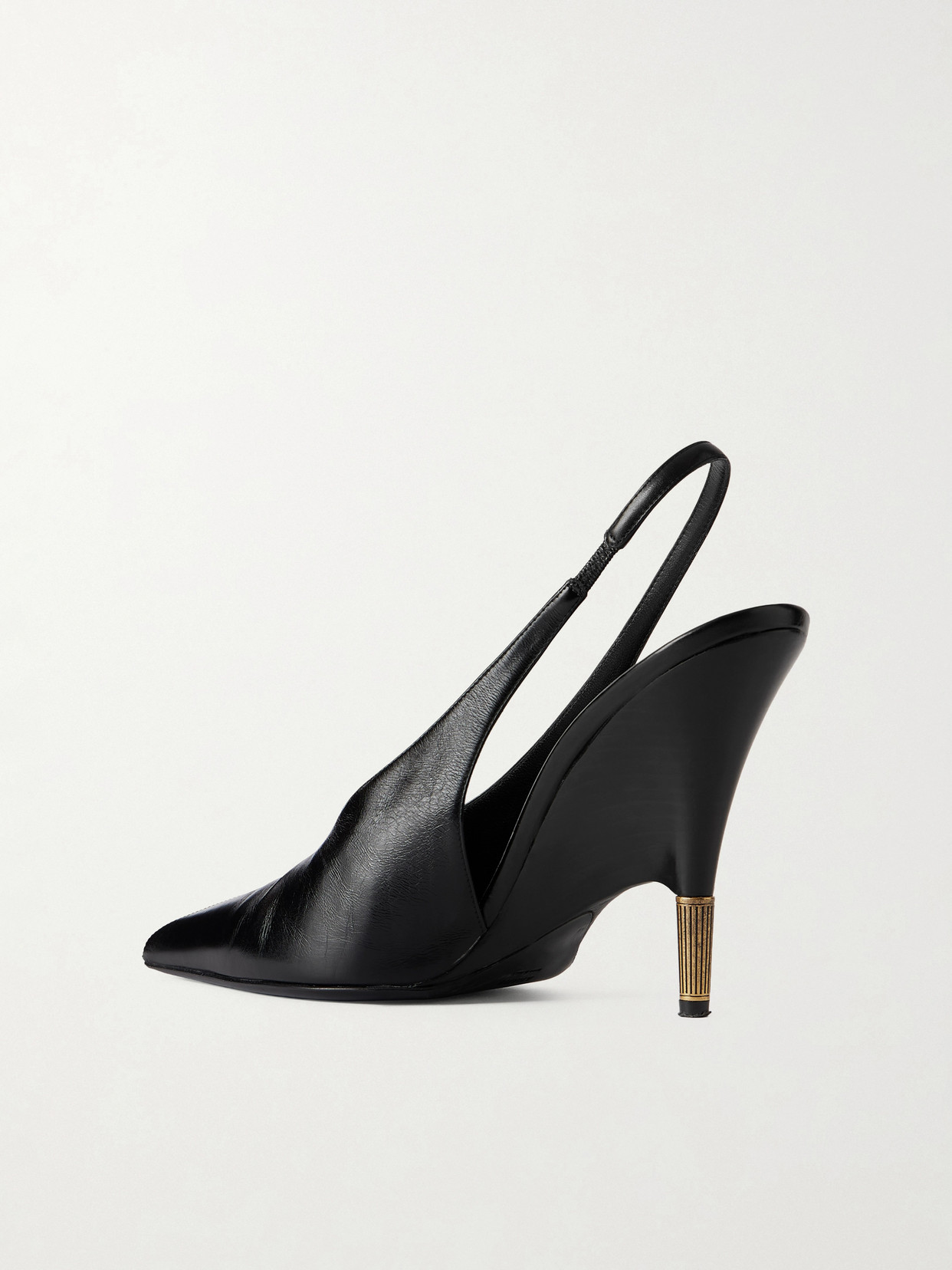 Bella Leather Slingback Pumps