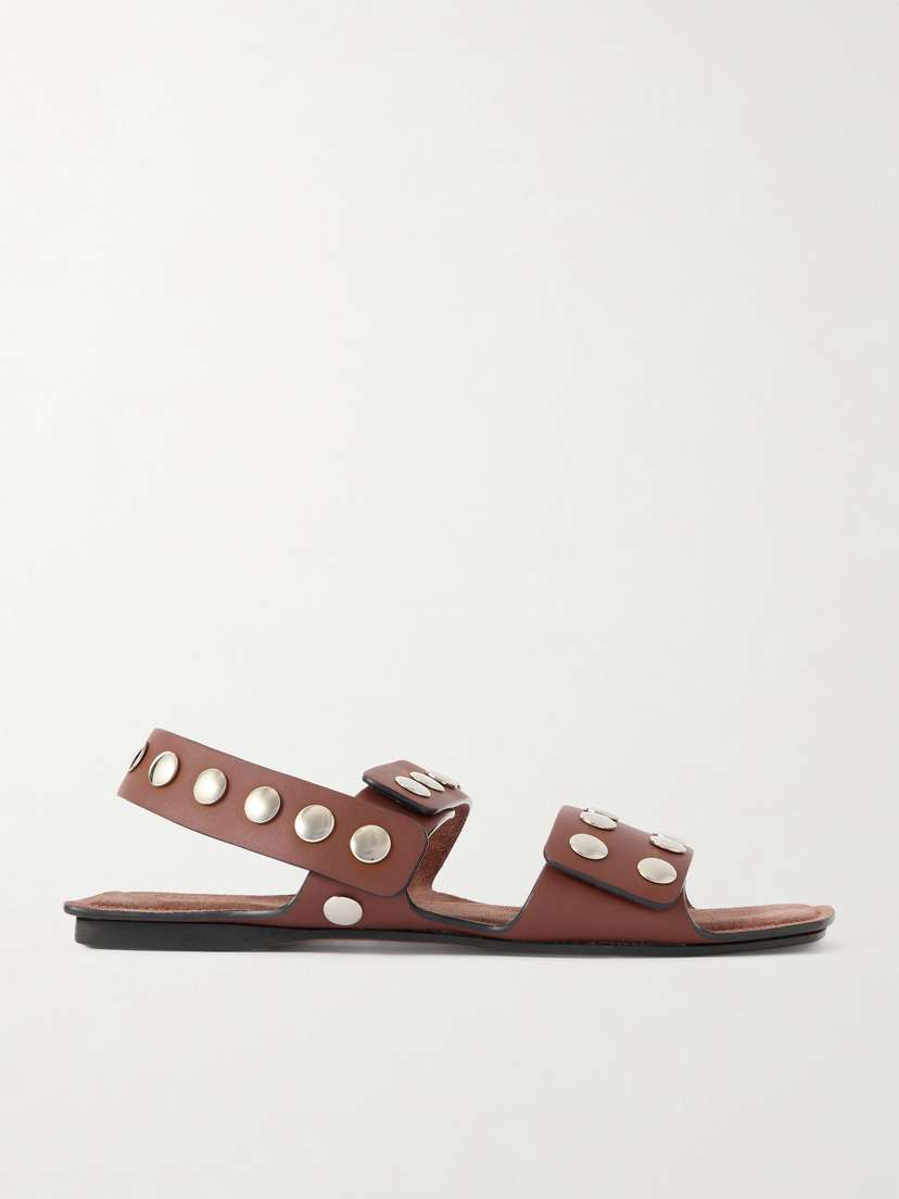 Khaite Boden Studded Leather Sandals