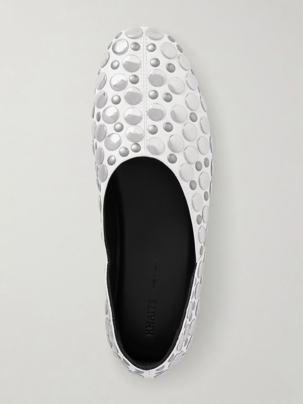 Jane Studded Leather Flats