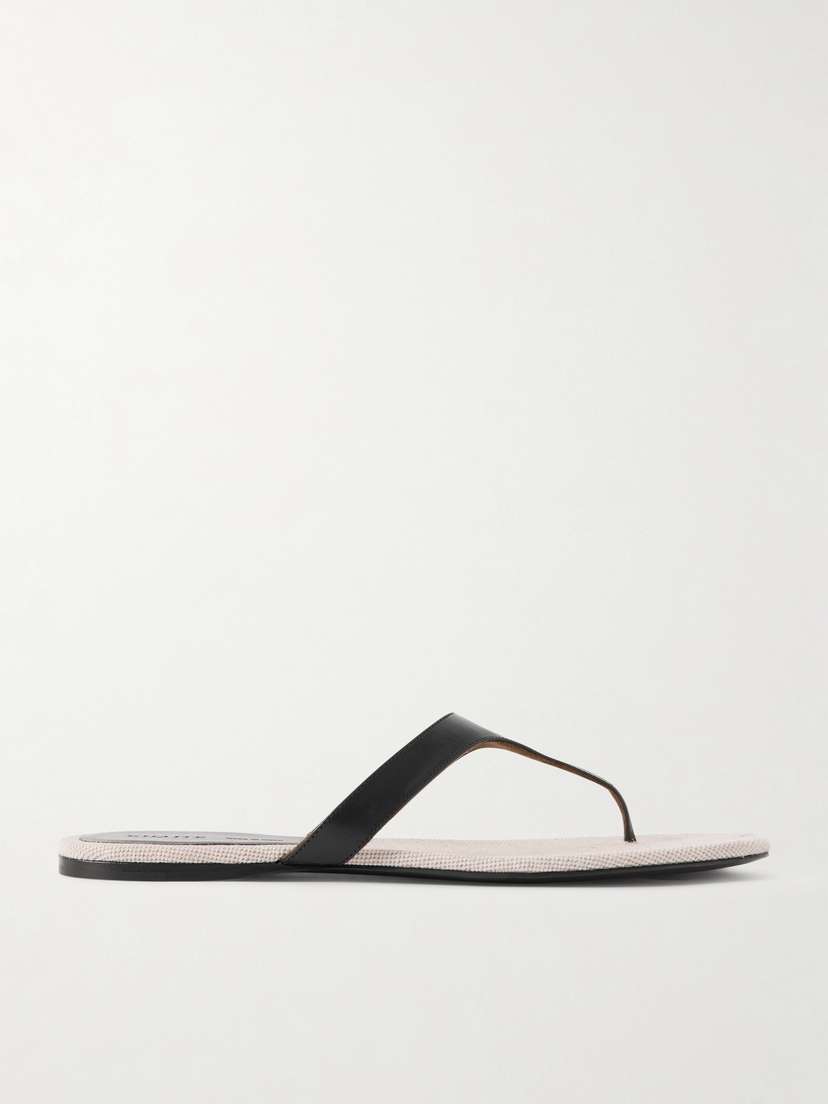 Khaite Archer Leather Sandals