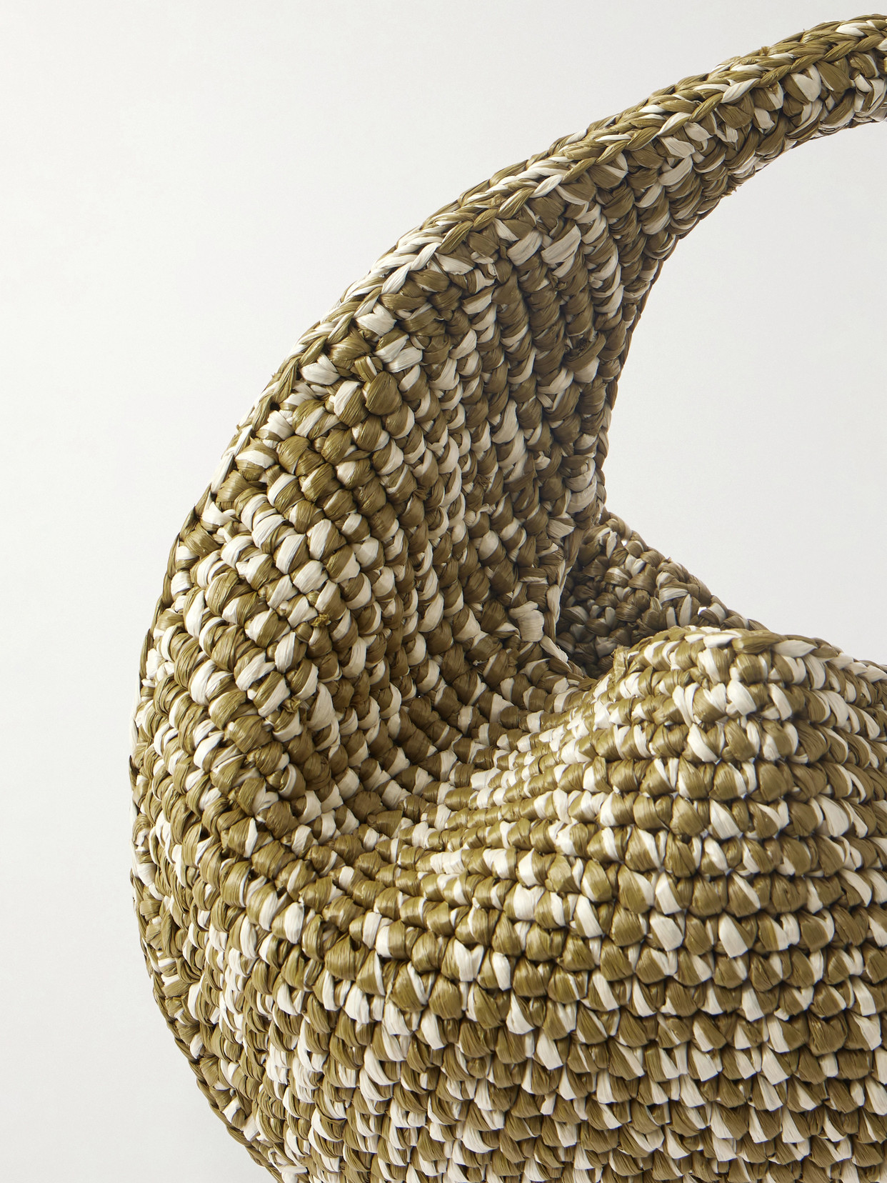 Olivia Medium Woven Shoulder Bag