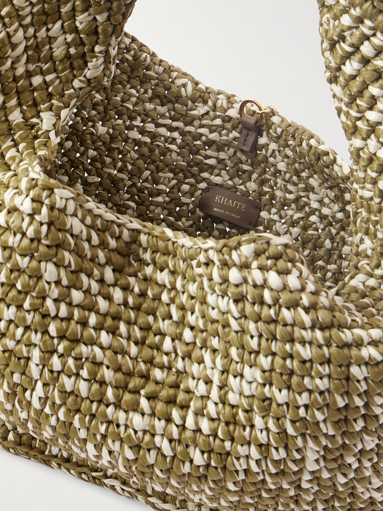 Olivia Medium Woven Shoulder Bag