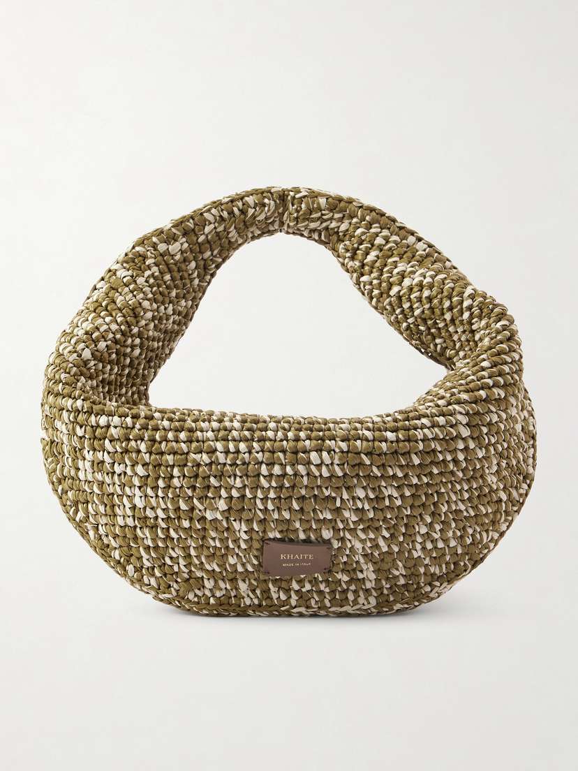 Khaite Olivia Medium Woven Shoulder Bag
