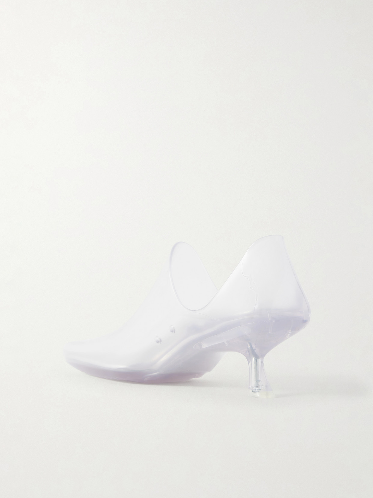 Loewe Emily Aqua Bootie 45 In Rubber With Multicolor Socks Pumps White