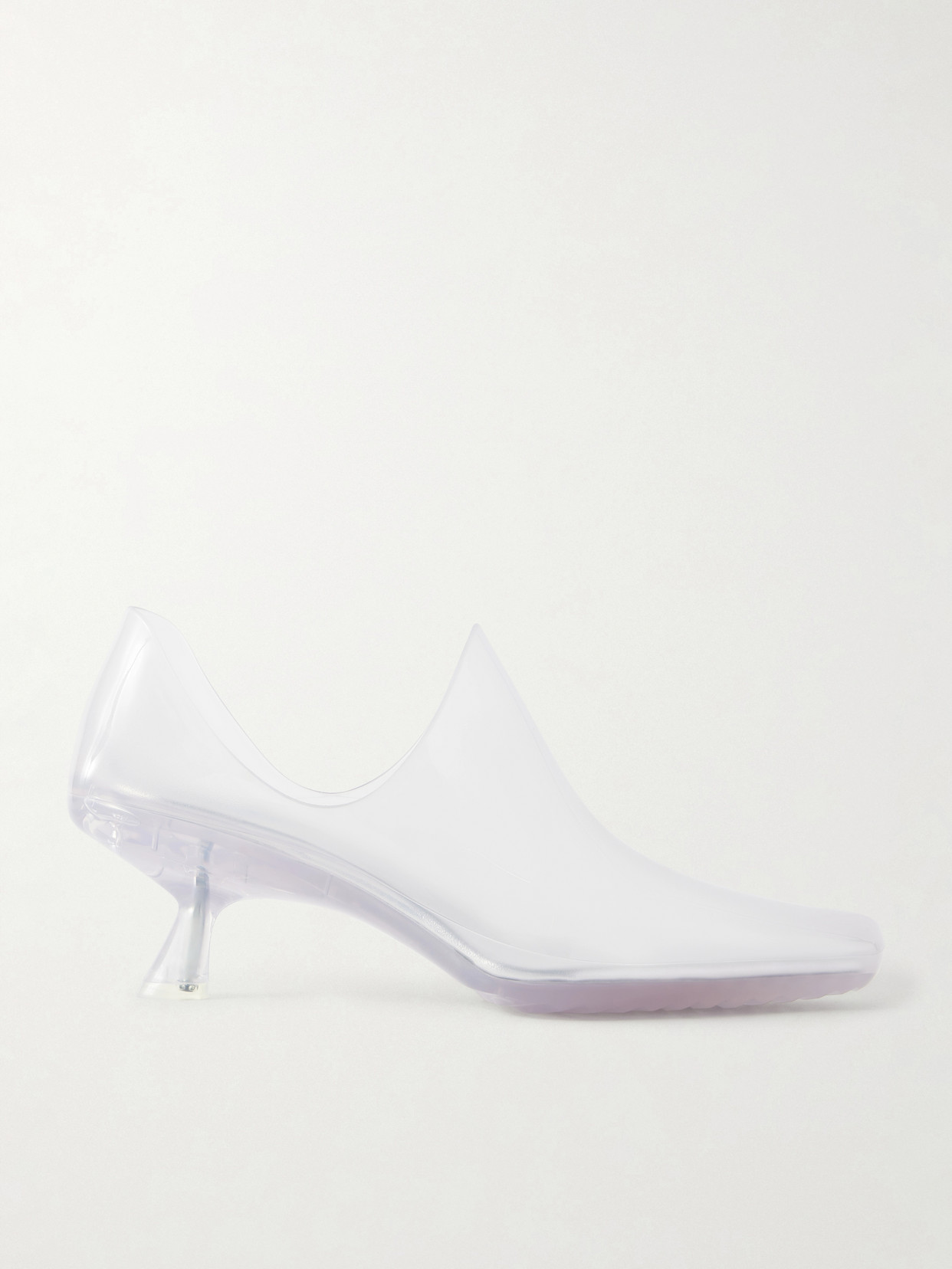 Loewe Emily Aqua Bootie 45 In Rubber With Multicolor Socks Pumps White