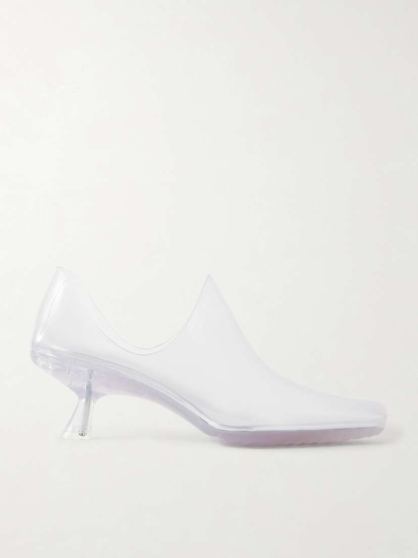 Emily Aqua Pvc Ankle Boots