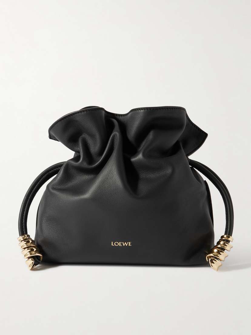 Loewe Flamenco Mini Embellished Leather Clutch