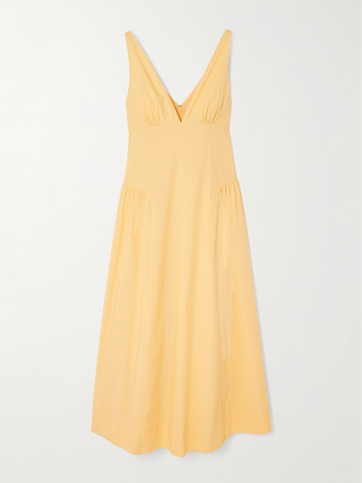 Posse - Lindie Cotton Midi Dress - Yellow