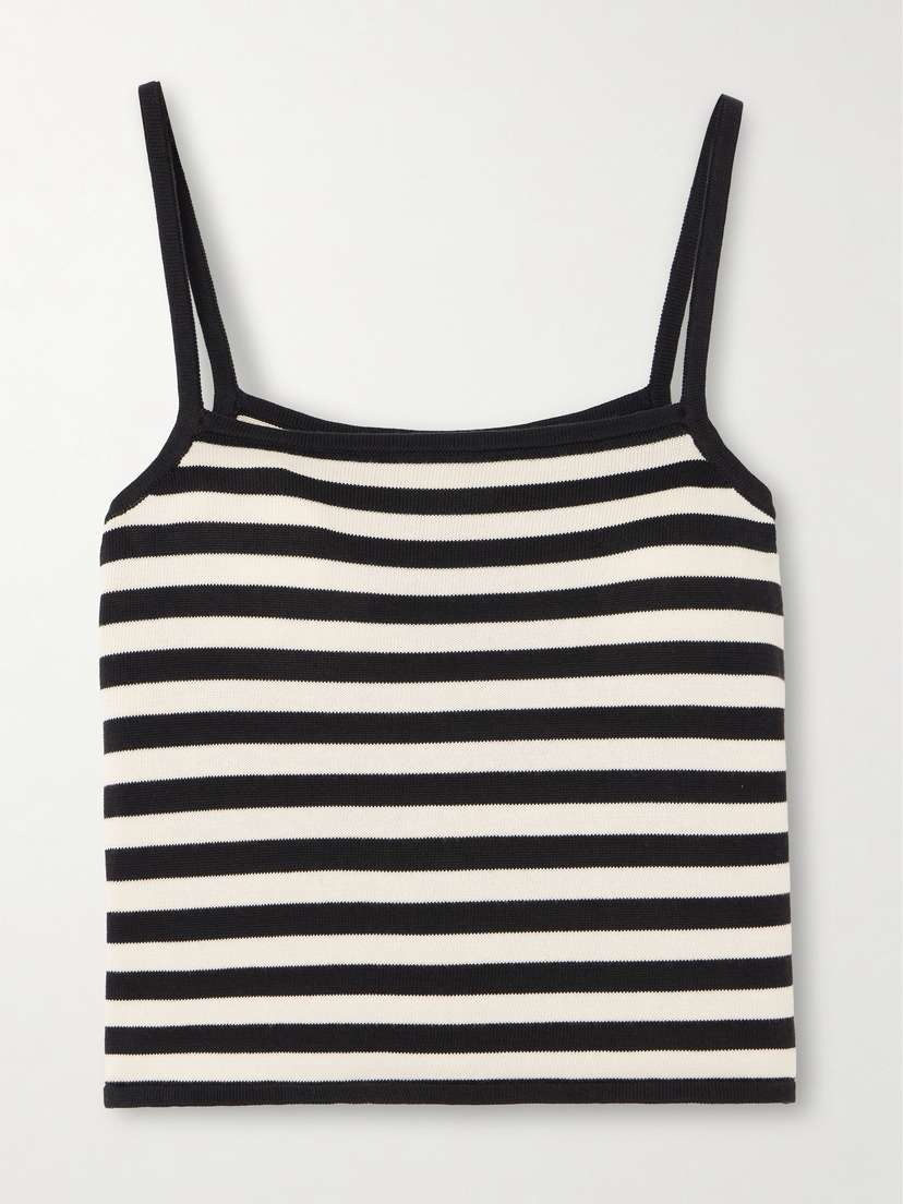 Posse Darcy Striped Pima Cotton Tank