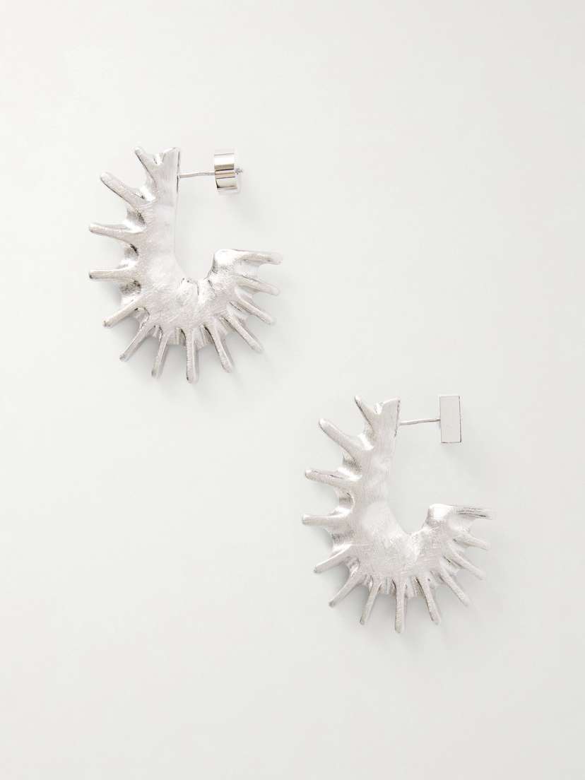 Jacquemus Les Boucles Hippocampe Silver-tone Earrings
