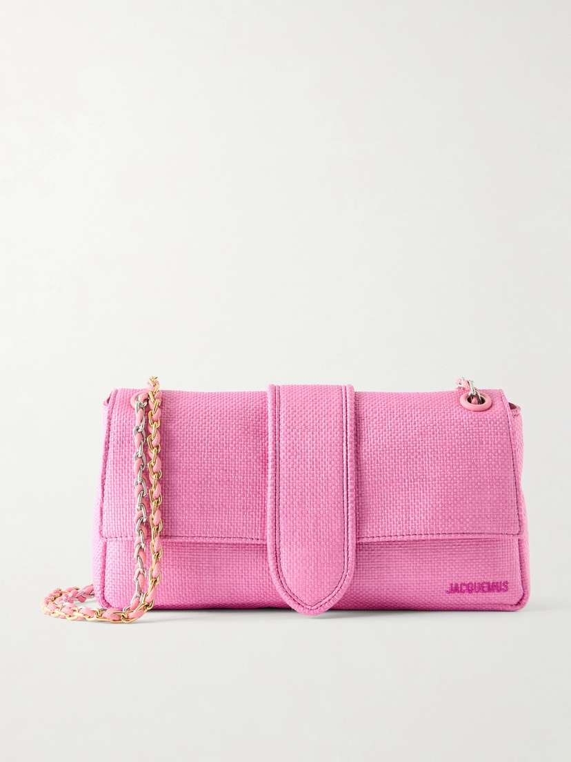 Jacquemus Le Bambino Chaîne Raffia-effect Shoulder Bag