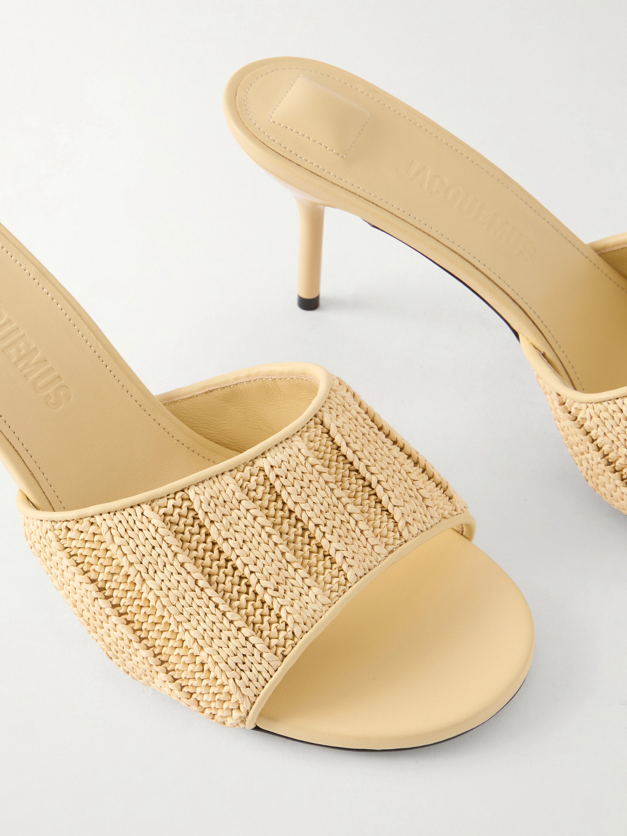 Raffia-Effect Sandals