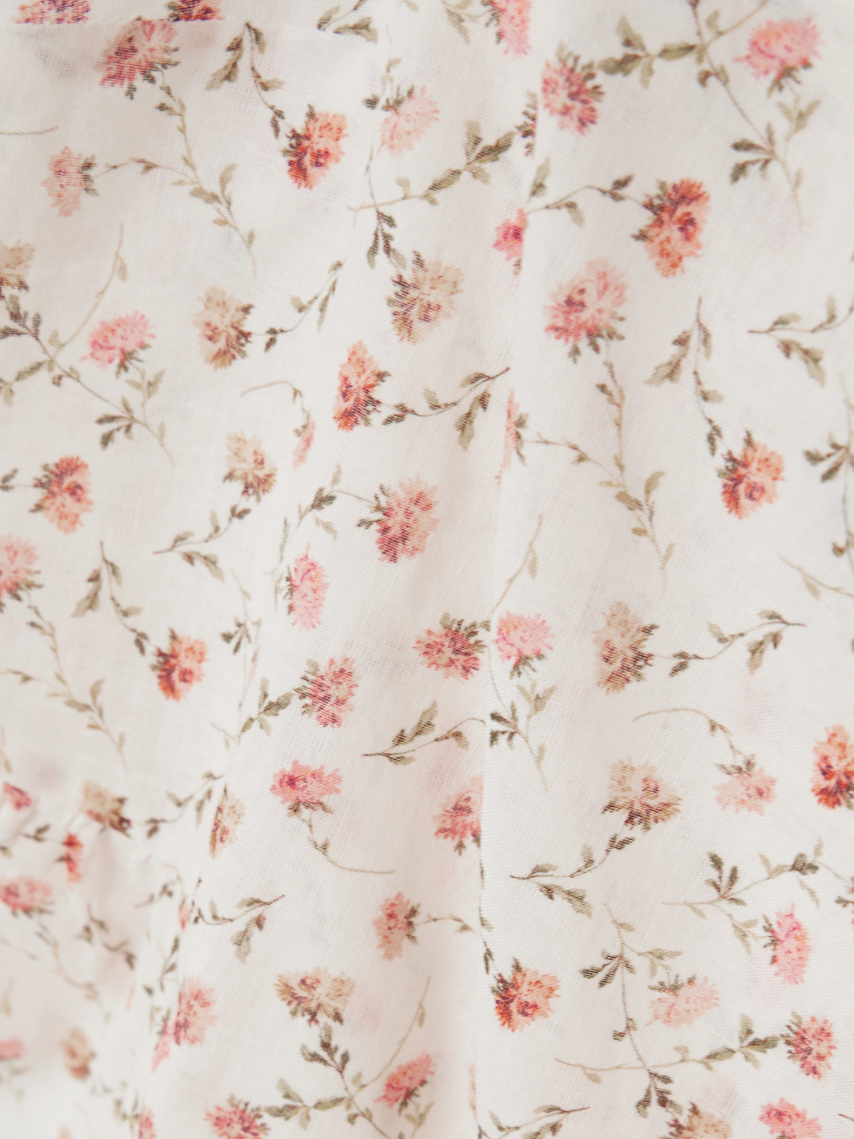 Charlotte Lace-Trimmed Floral-Print Cotton Top