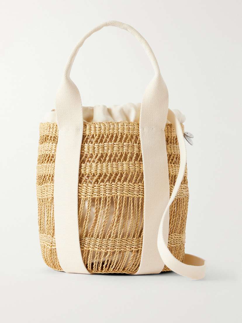 MUUÑ Mixy Raffia Bucket Bag | Thumbnail 7 MUUÑ Mixy Raffia Bucket Bag | Thumbnail 7