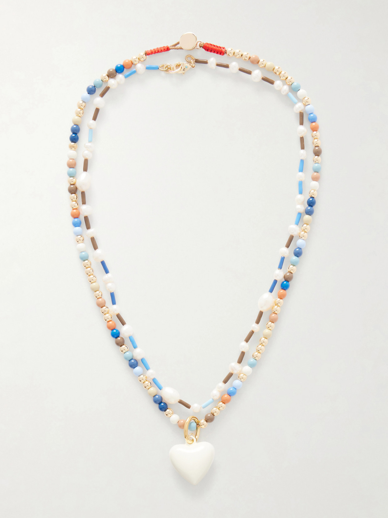 Roxanne Assoulin Happy Baby Gold-tone And Multi-stone Beaded Necklace