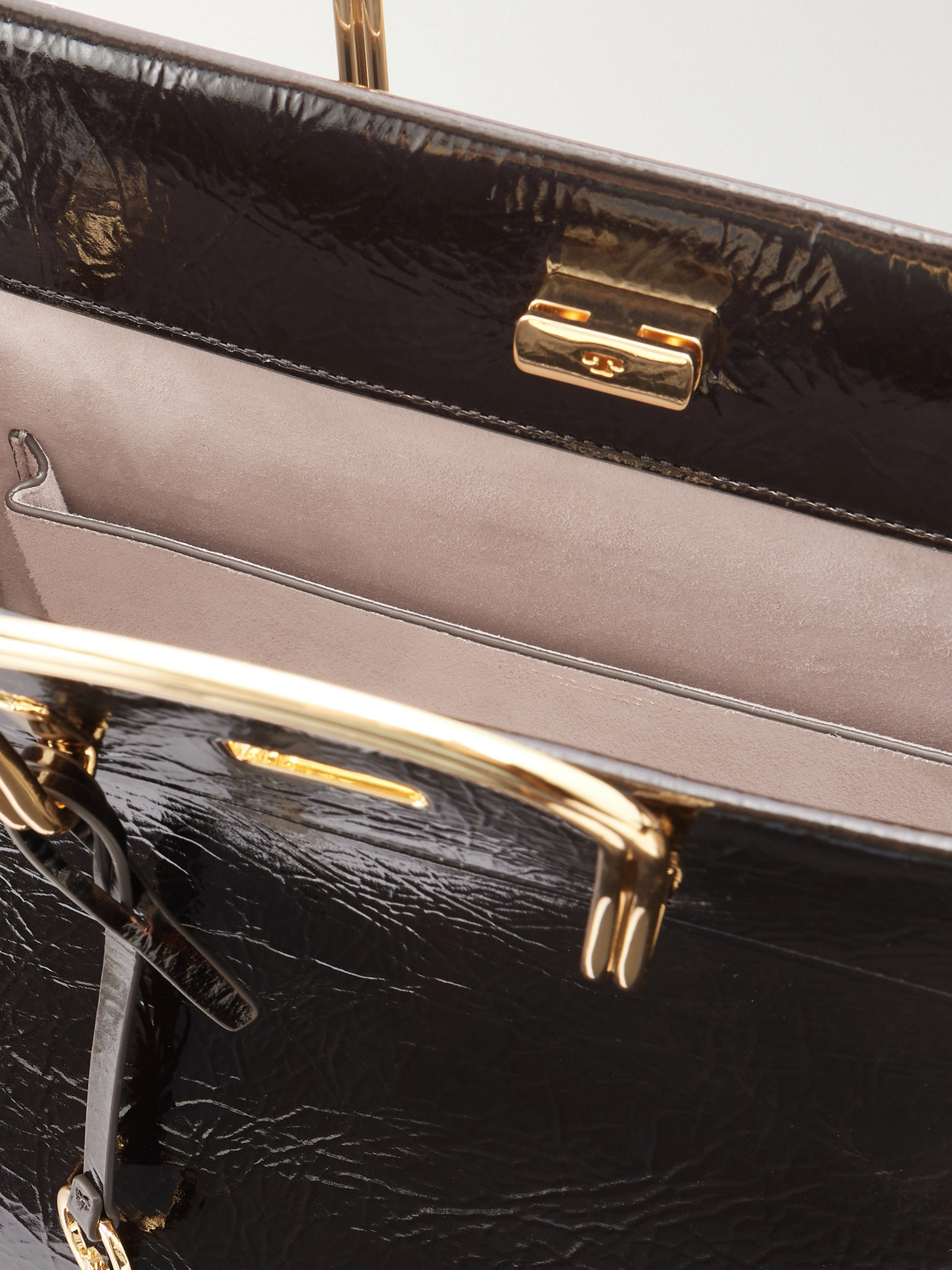 Soft Lee Embellished Leather Tote