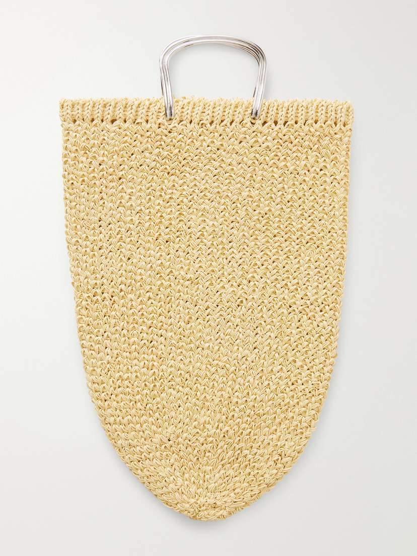 Tory Burch Woven Raffia Tote Bag
